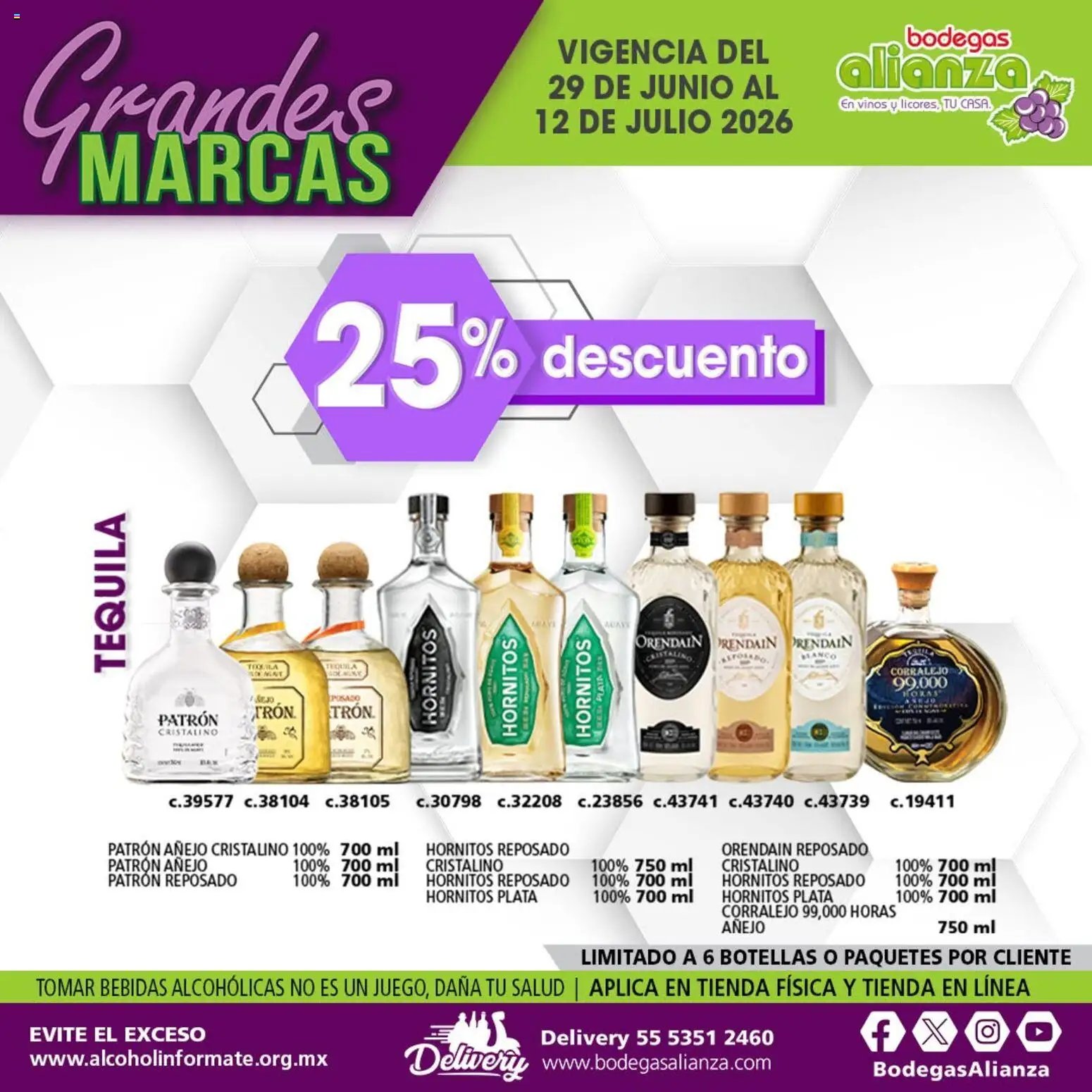 Bodegas Alianza oferta desde 29/06/2026 Bodegas Alianza catálogo Grandes Marcas