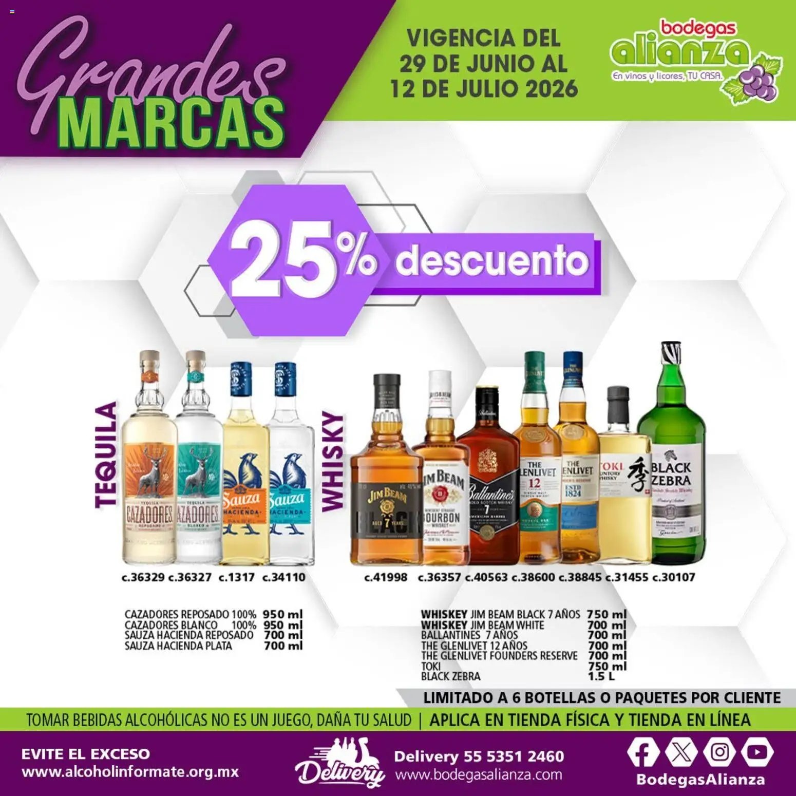 Bodegas Alianza oferta desde 29/06/2026 Bodegas Alianza catálogo Grandes Marcas