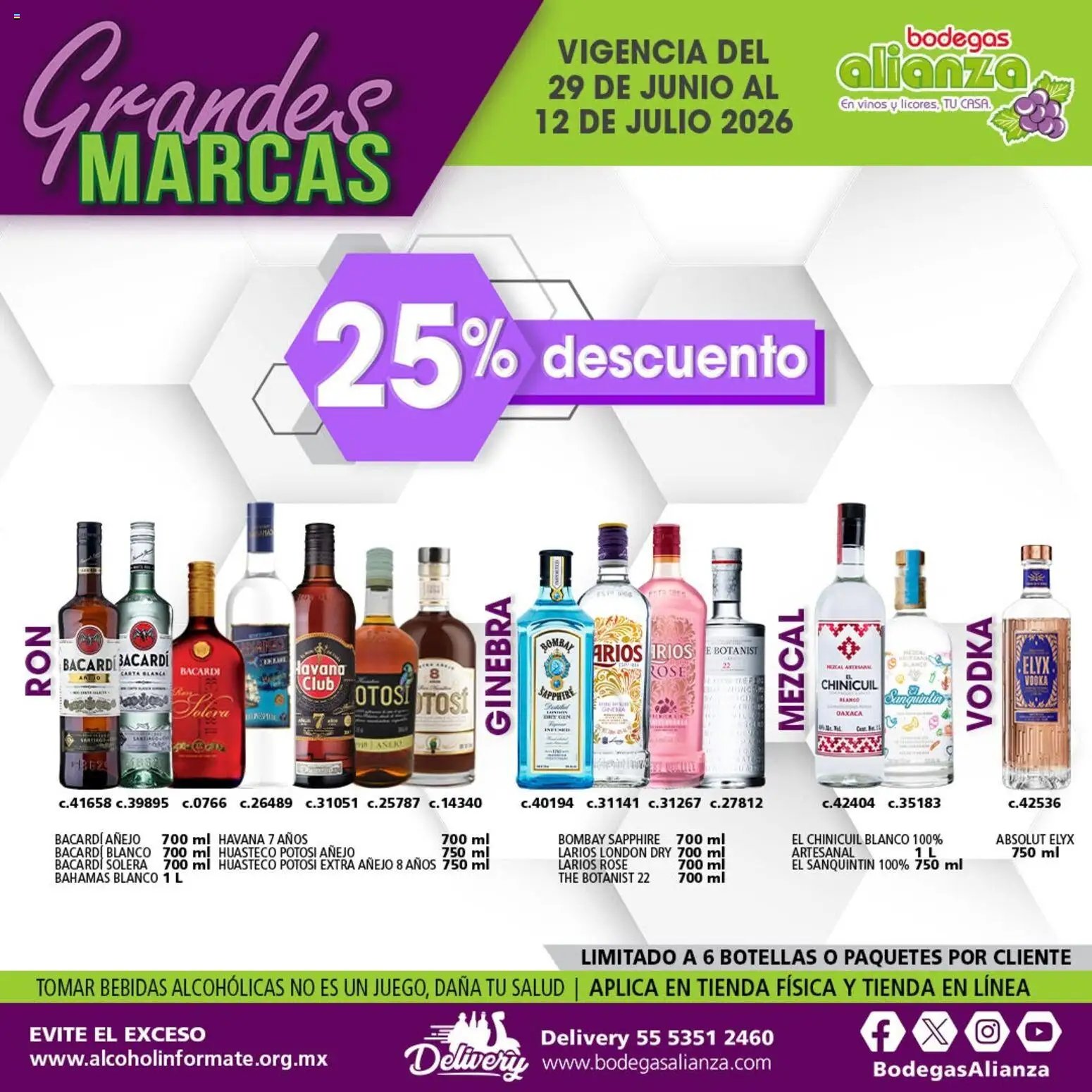 Bodegas Alianza oferta desde 29/06/2026 Bodegas Alianza catálogo Grandes Marcas