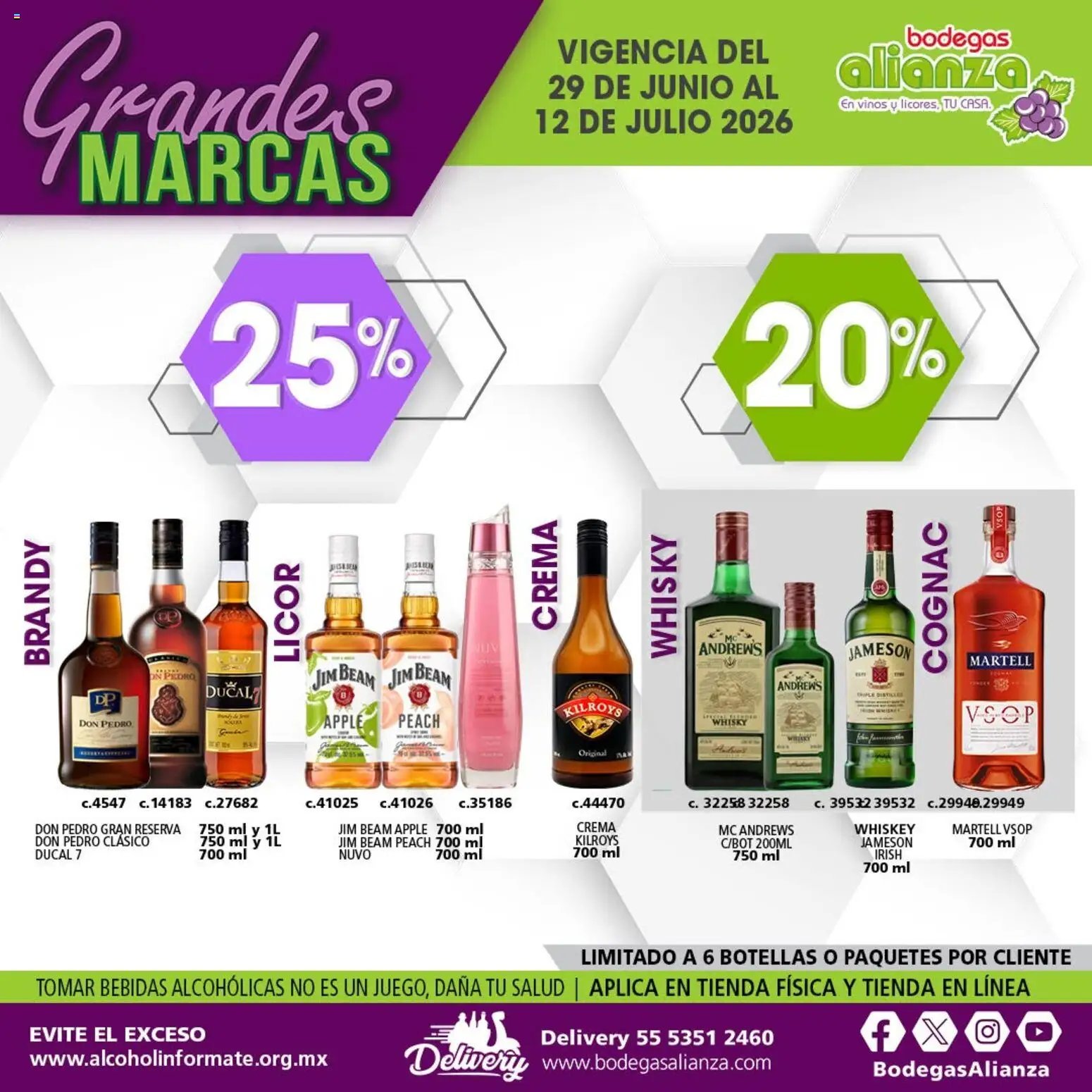 Bodegas Alianza oferta desde 29/06/2026 Bodegas Alianza catálogo Grandes Marcas
