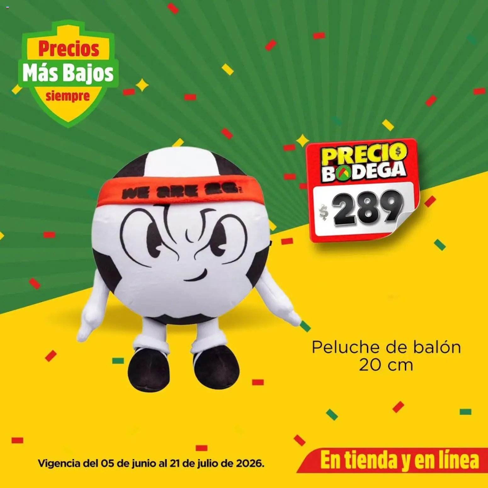 Bodega Aurrerá oferta desde 05/07/2026 Bodega Aurrerá folleto Más ahorro para disfrutar cada partido