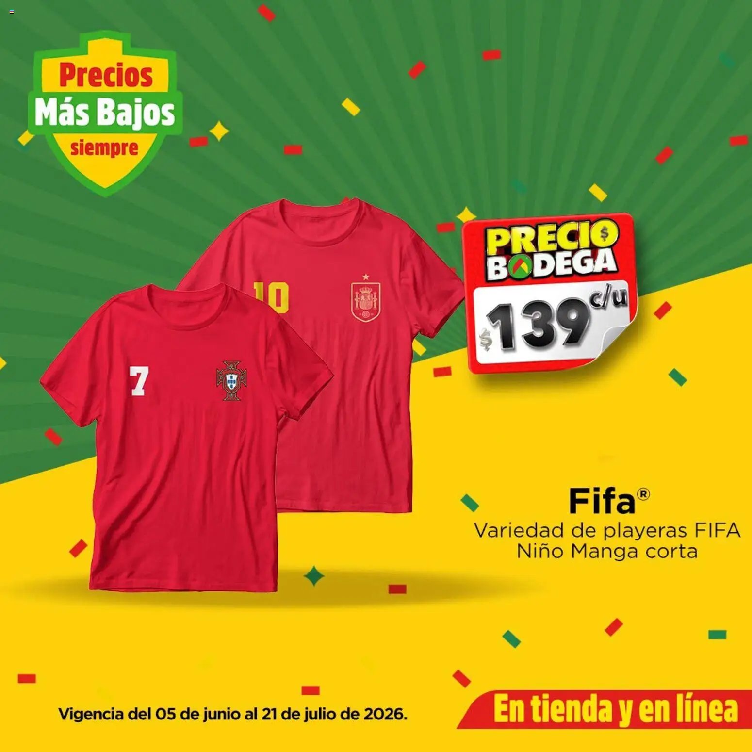 Bodega Aurrerá oferta desde 05/07/2026 Bodega Aurrerá folleto Más ahorro para disfrutar cada partido