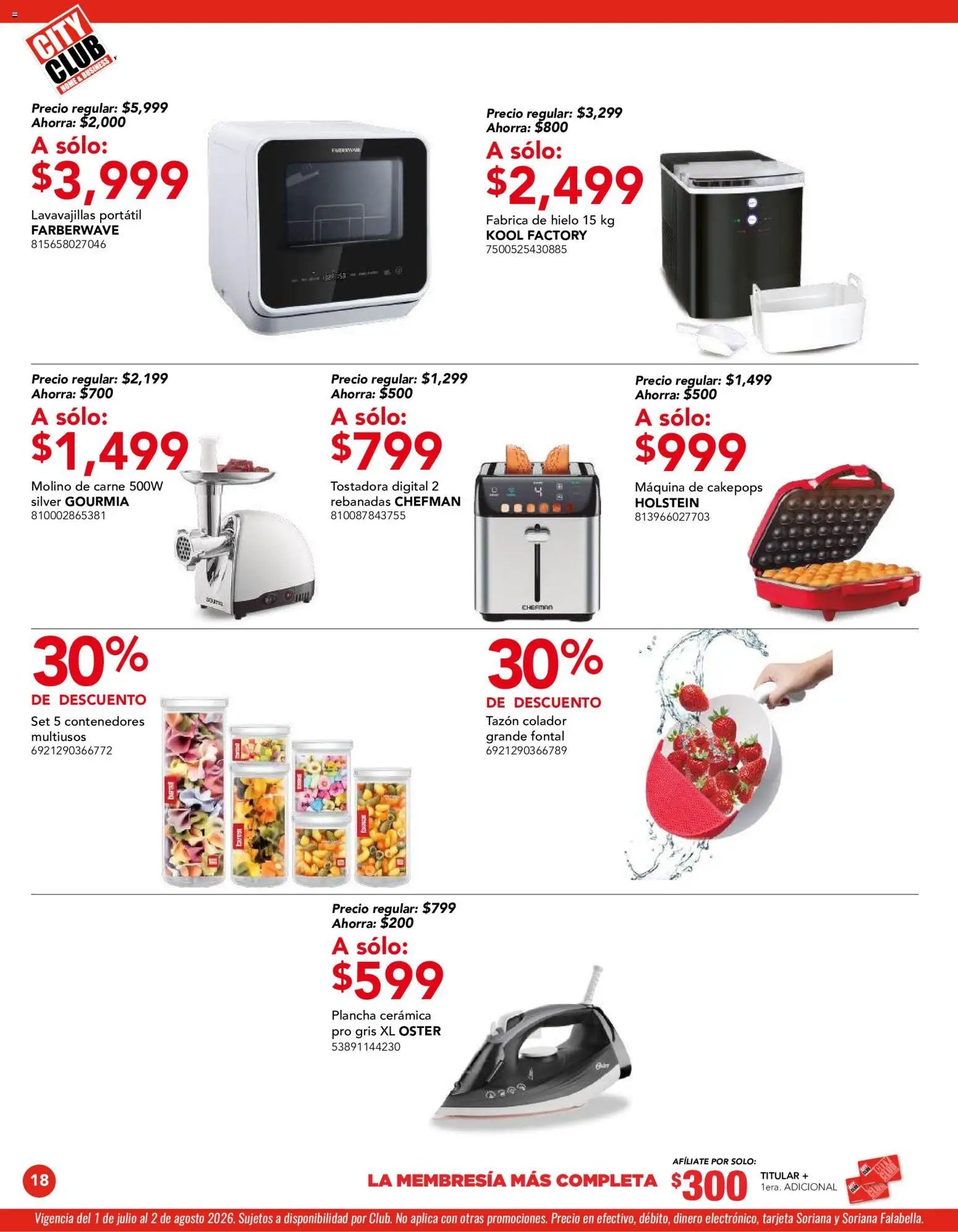 City Club oferta desde 01/07/2026 City Club catálogo