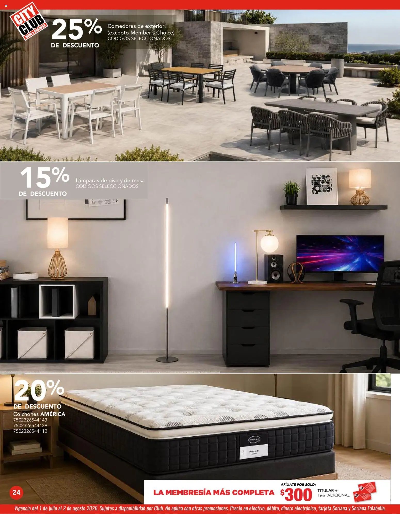 City Club oferta desde 01/07/2026 City Club catálogo