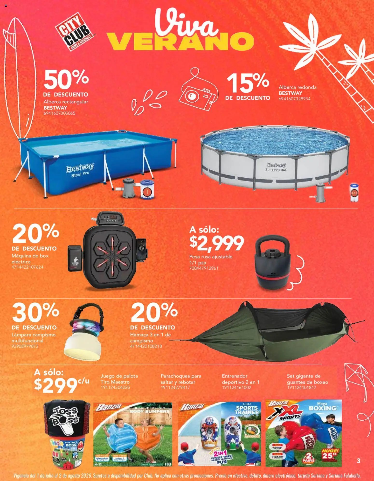 City Club oferta desde 01/07/2026 City Club catálogo