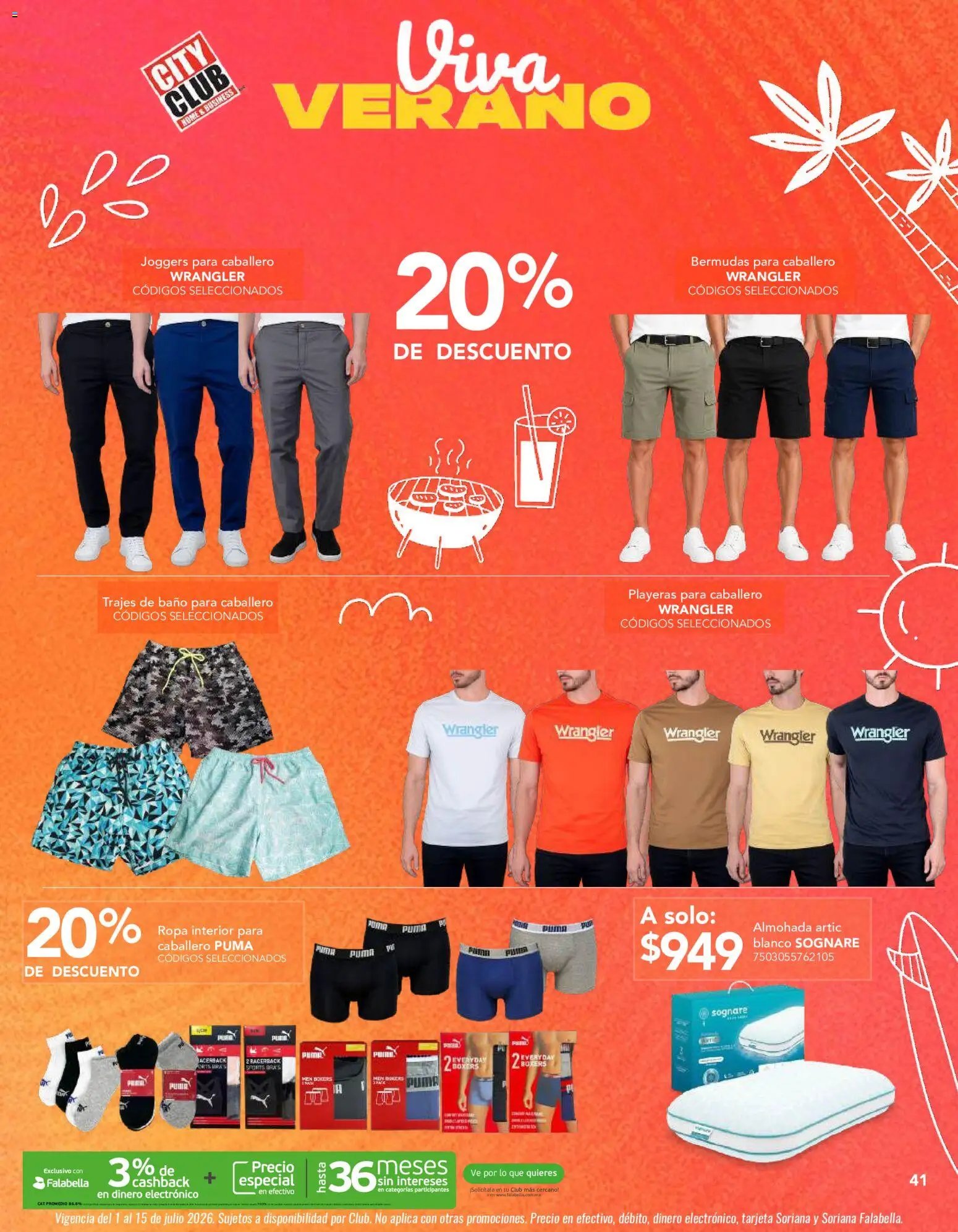 City Club oferta desde 01/07/2026 City Club catálogo