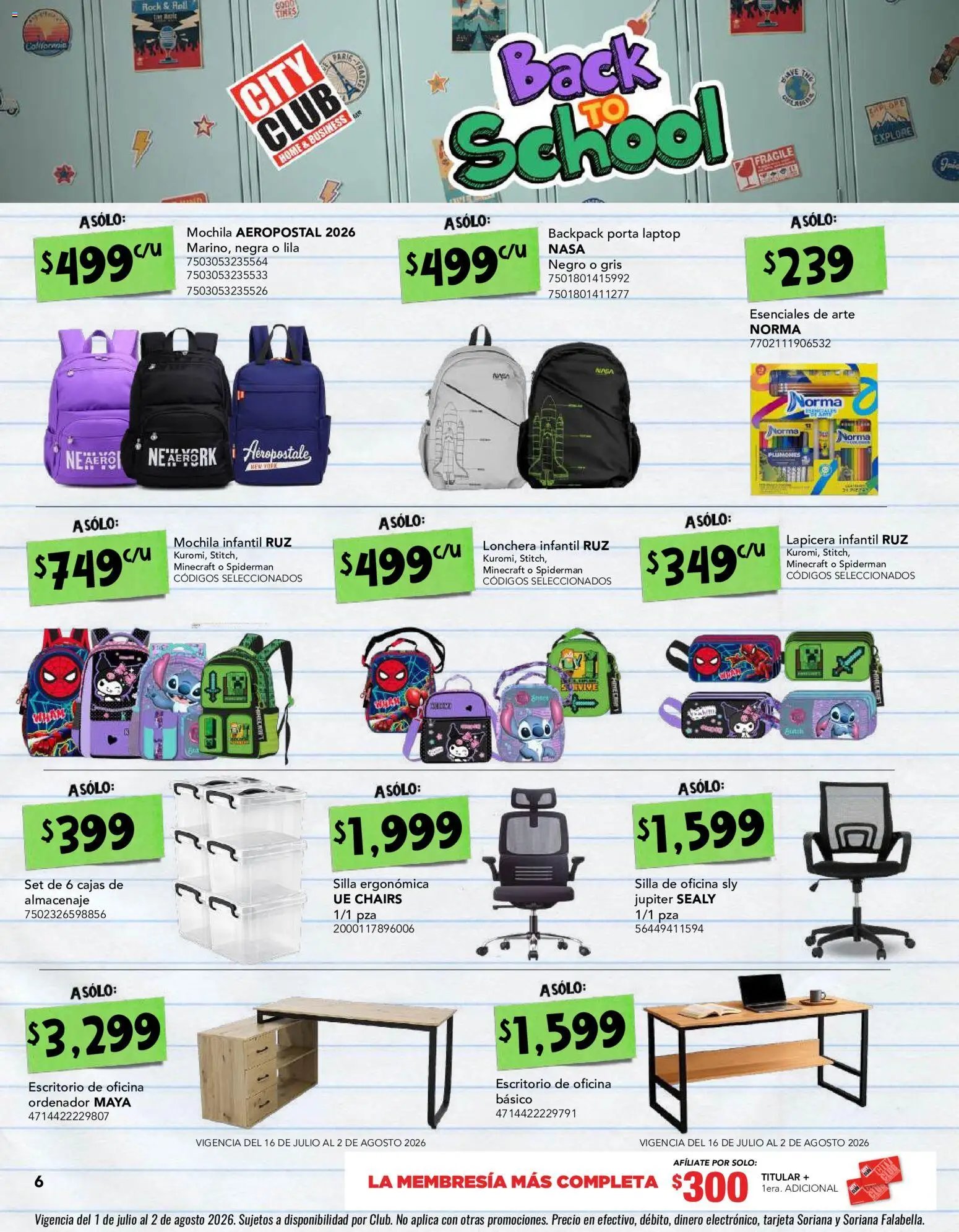 City Club oferta desde 01/07/2026 City Club catálogo