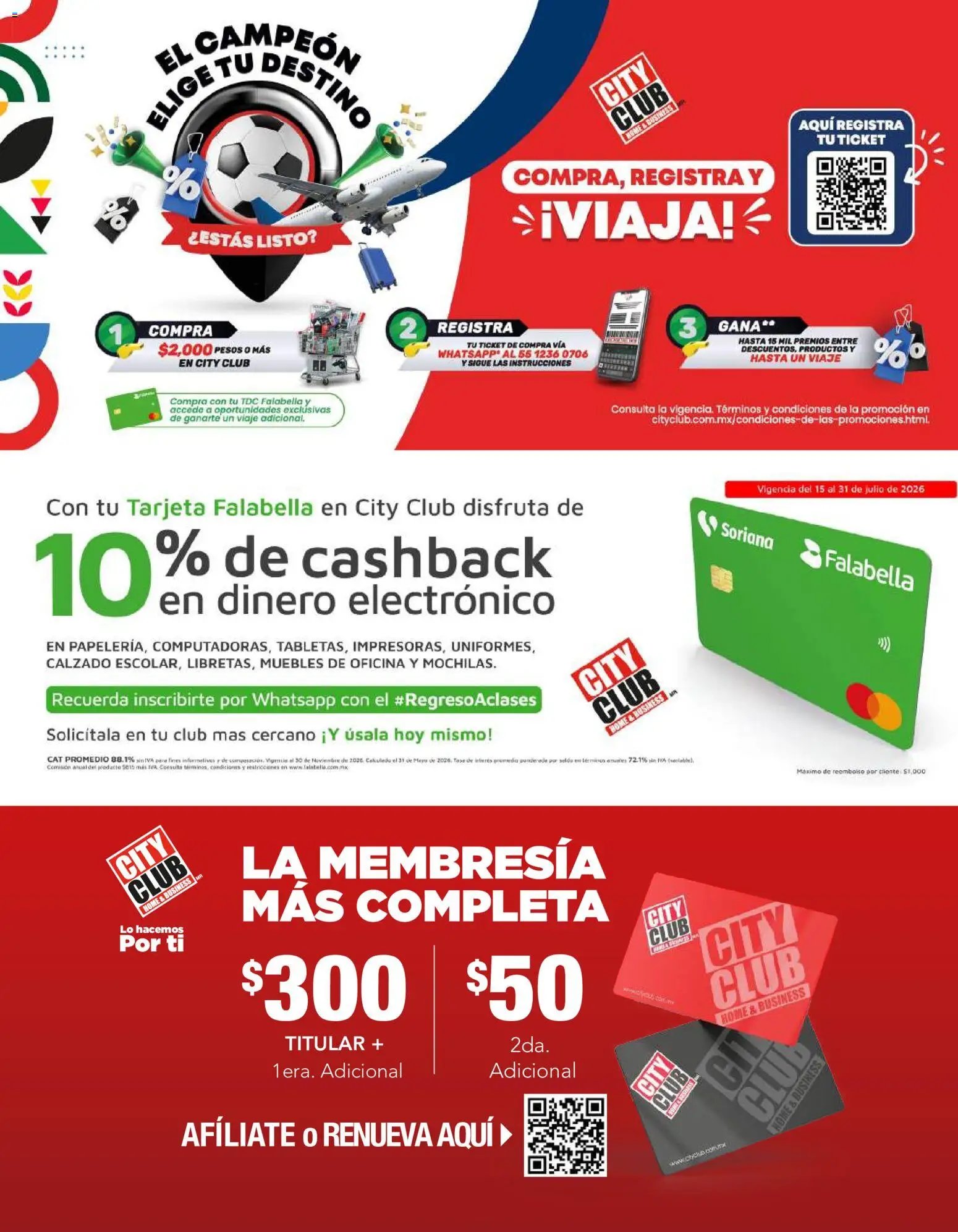 City Club oferta desde 01/07/2026 City Club catálogo
