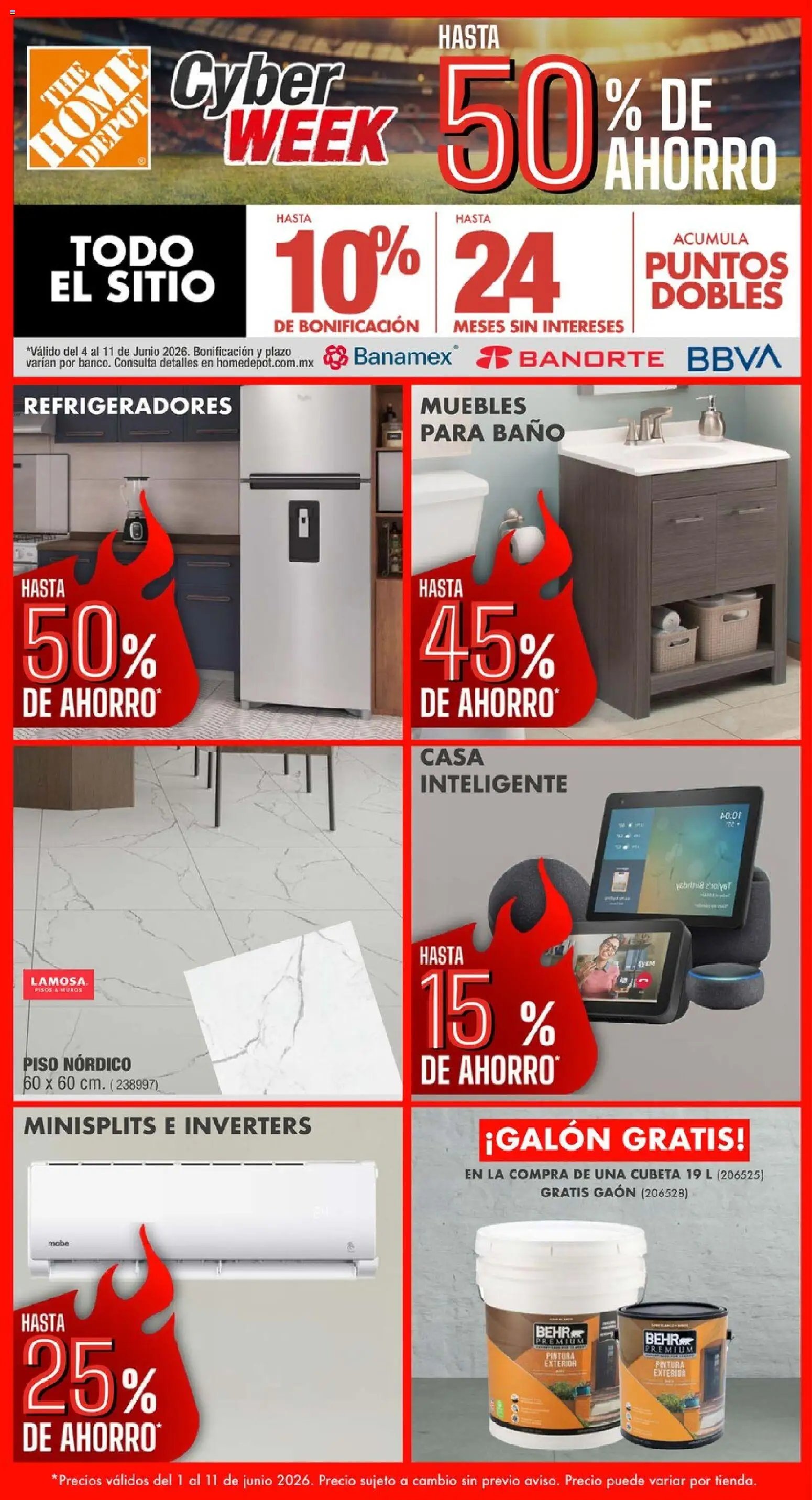 Home Depot oferta desde 01/06/2026 Home Depot Cyber Week