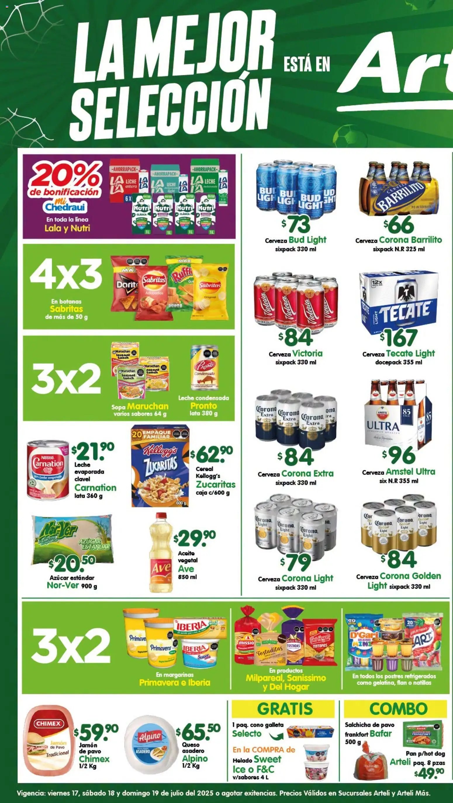 Arteli oferta desde 17/07/2026 Arteli folleto Valles