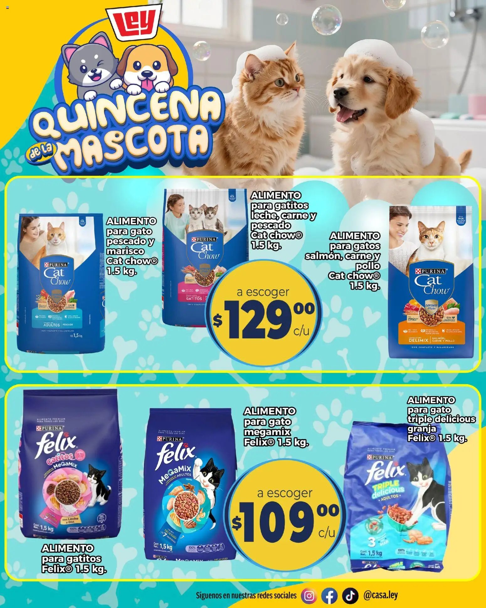 Casa Ley oferta desde 29/06/2026 Casa Ley folleto Quincena de la mascota Frontera