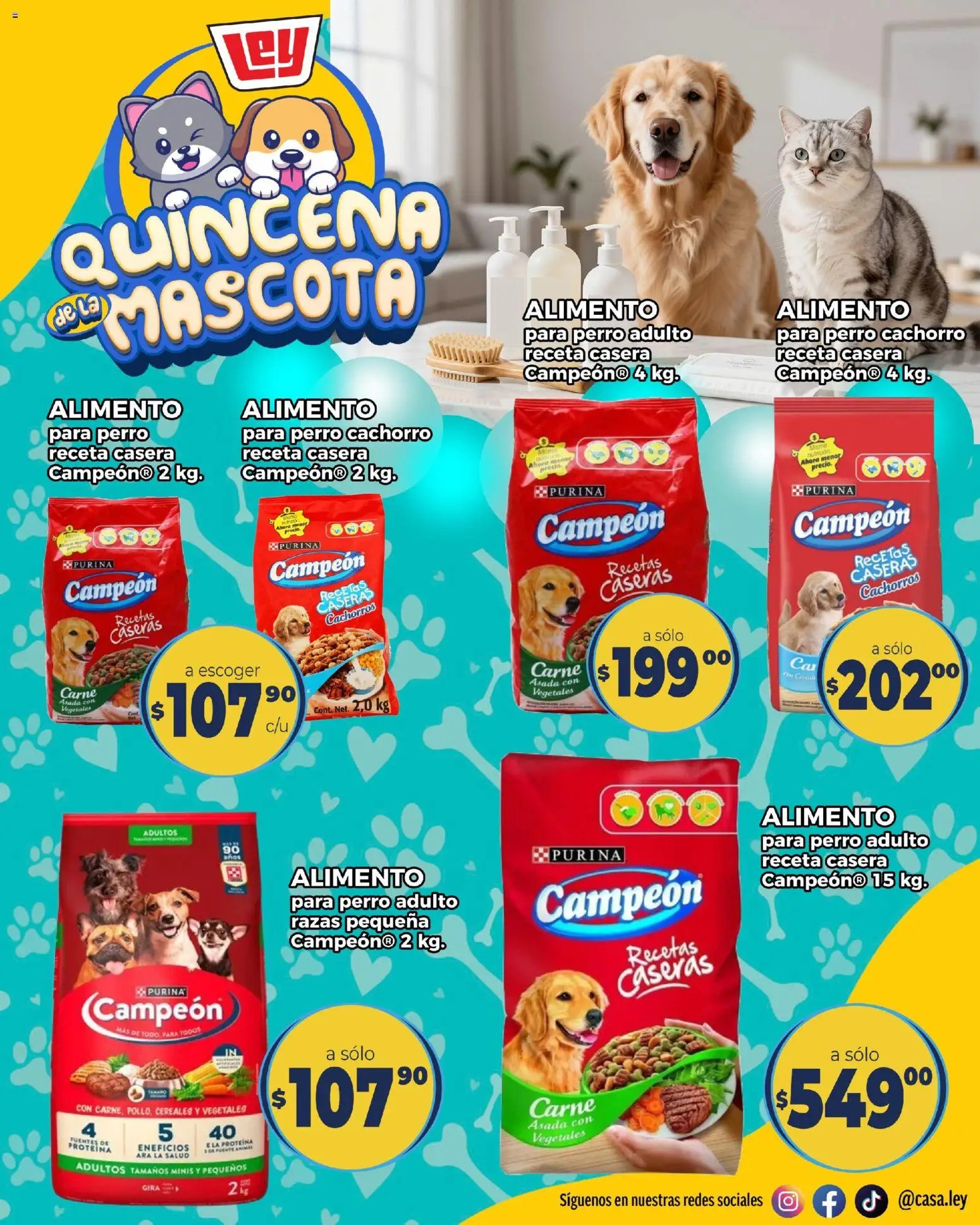 Casa Ley oferta desde 29/06/2026 Casa Ley folleto Quincena de la mascota Frontera