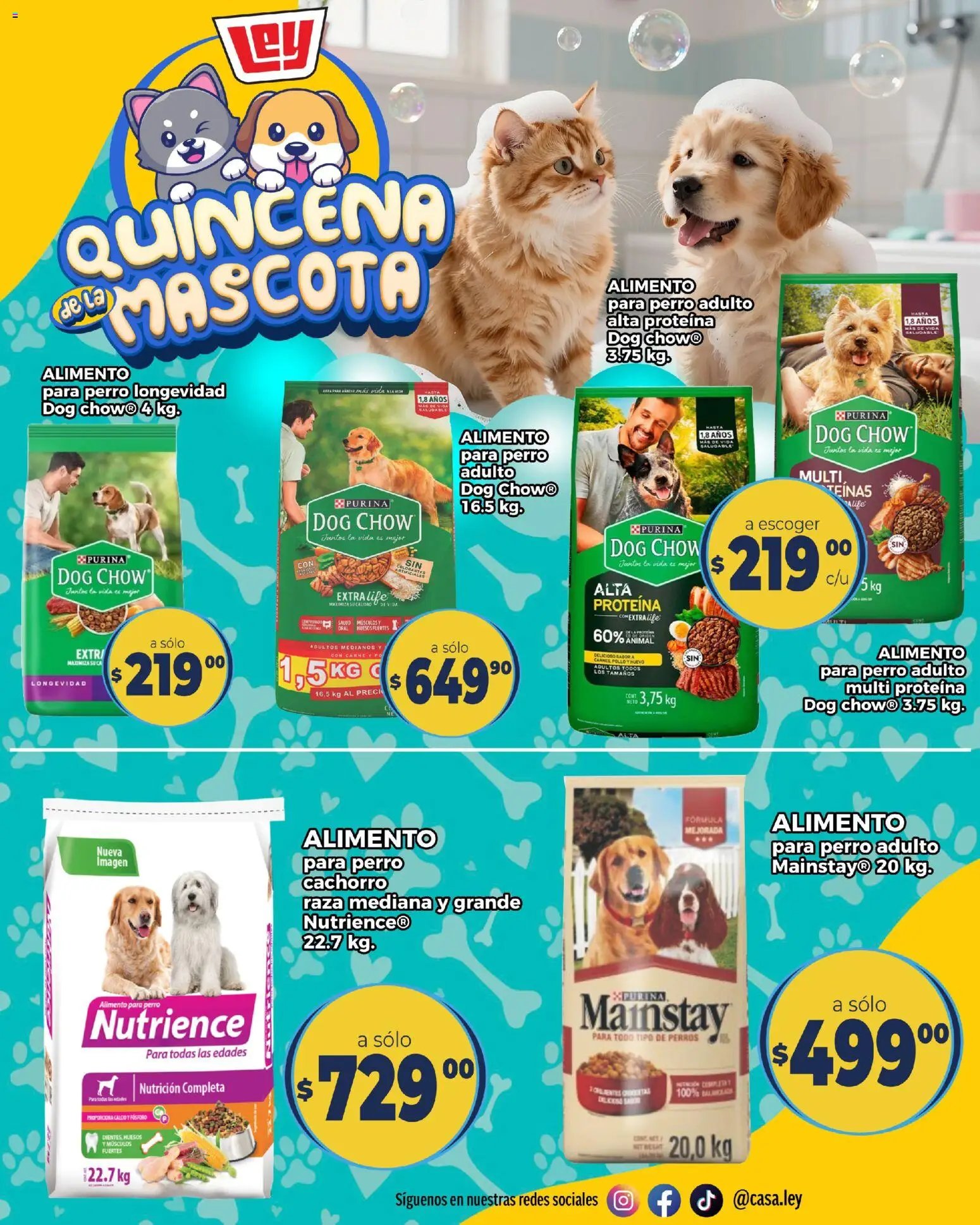 Casa Ley oferta desde 29/06/2026 Casa Ley folleto Quincena de la mascota Frontera