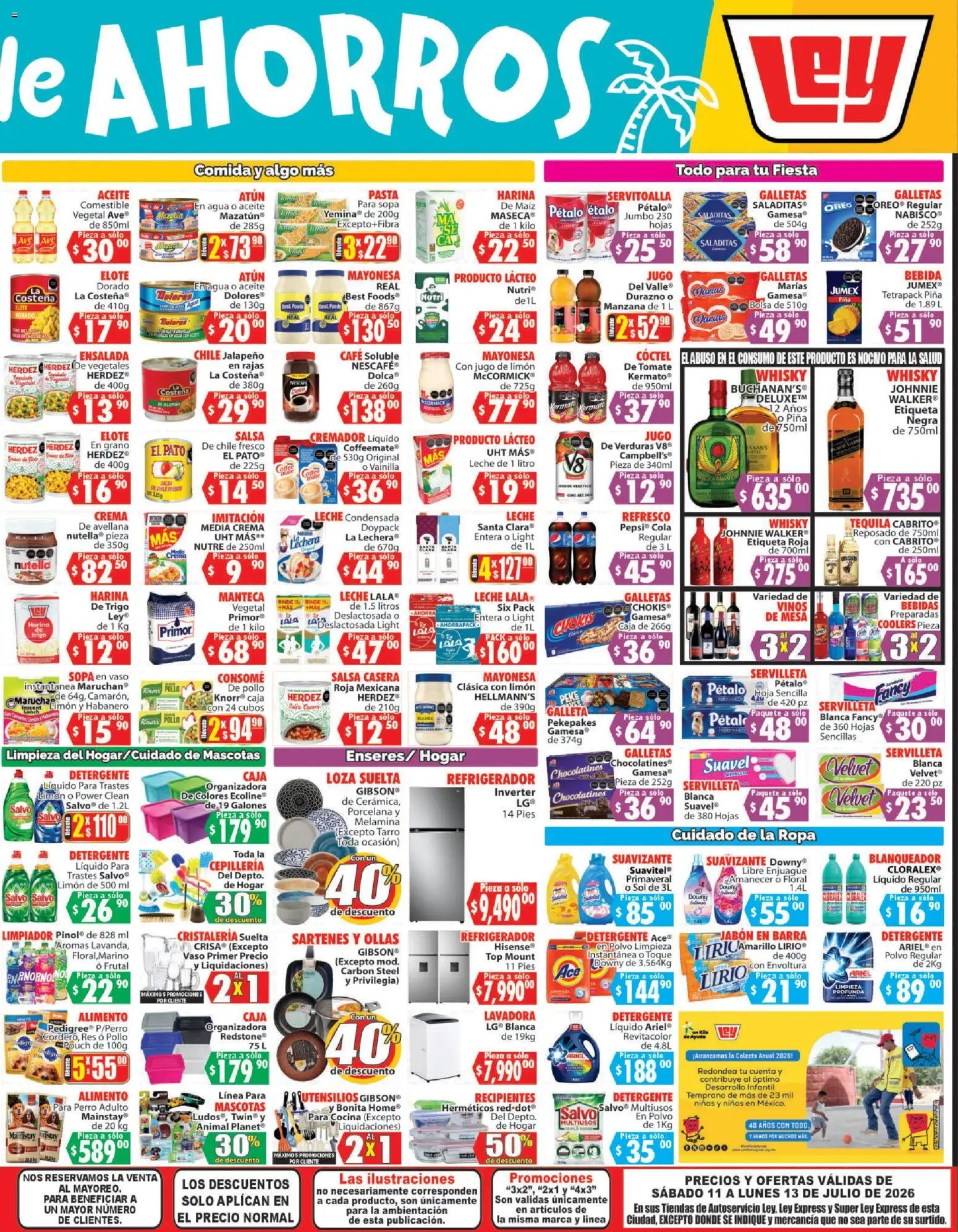 Casa Ley oferta desde 11/07/2026 Casa Ley folleto Autoservicio
