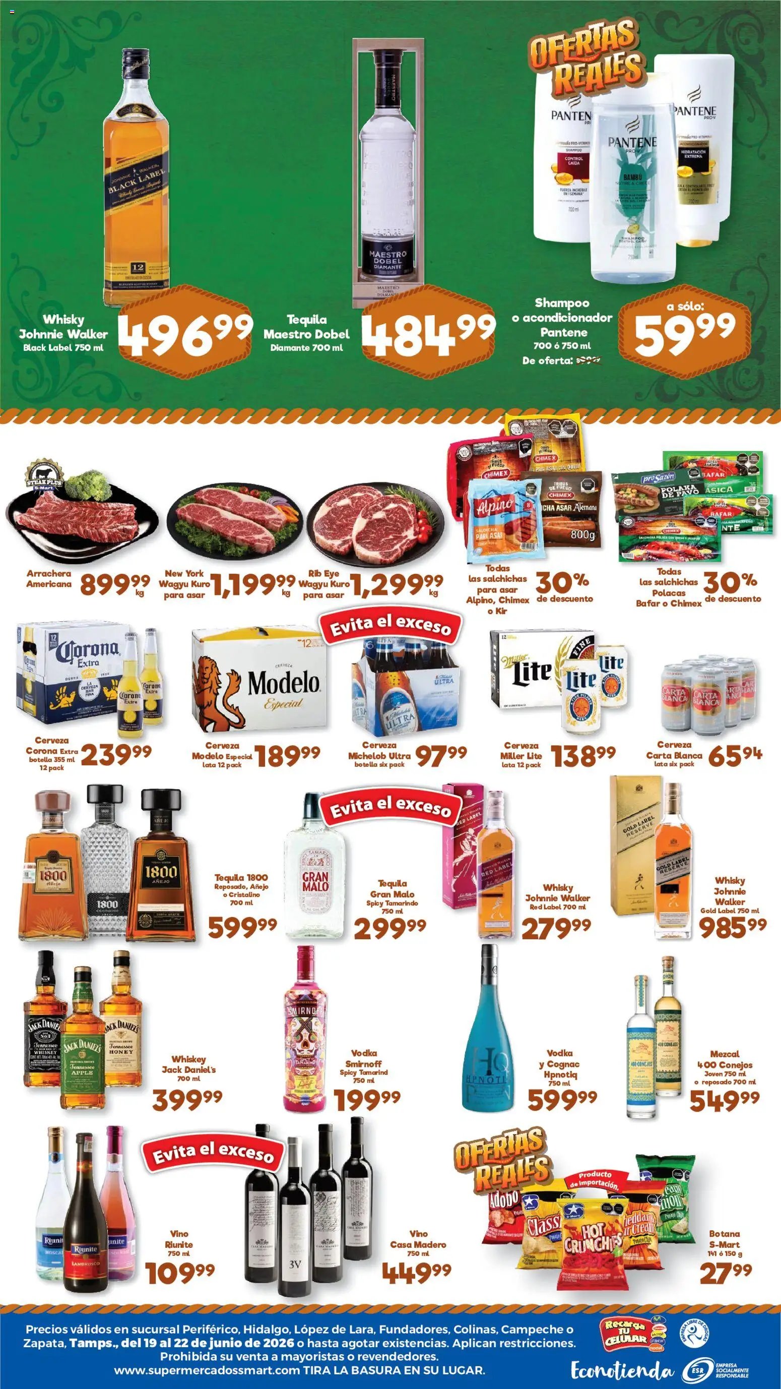 S-Mart oferta desde 19/06/2026 S-Mart folleto Ofertas de feria Matamoros