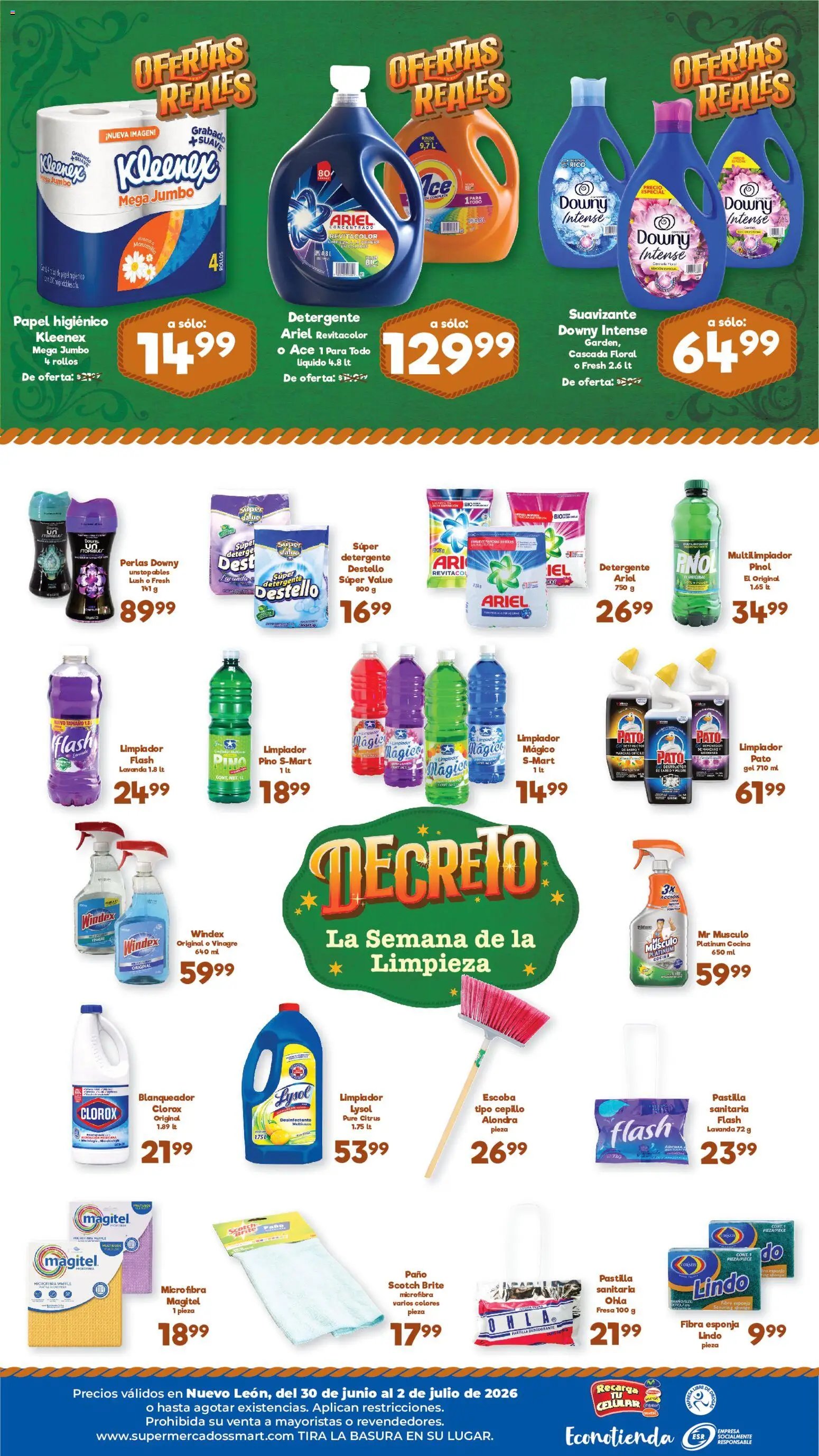 S-Mart oferta desde 30/06/2026 S-Mart folleto Ofertas de feria Monterrey