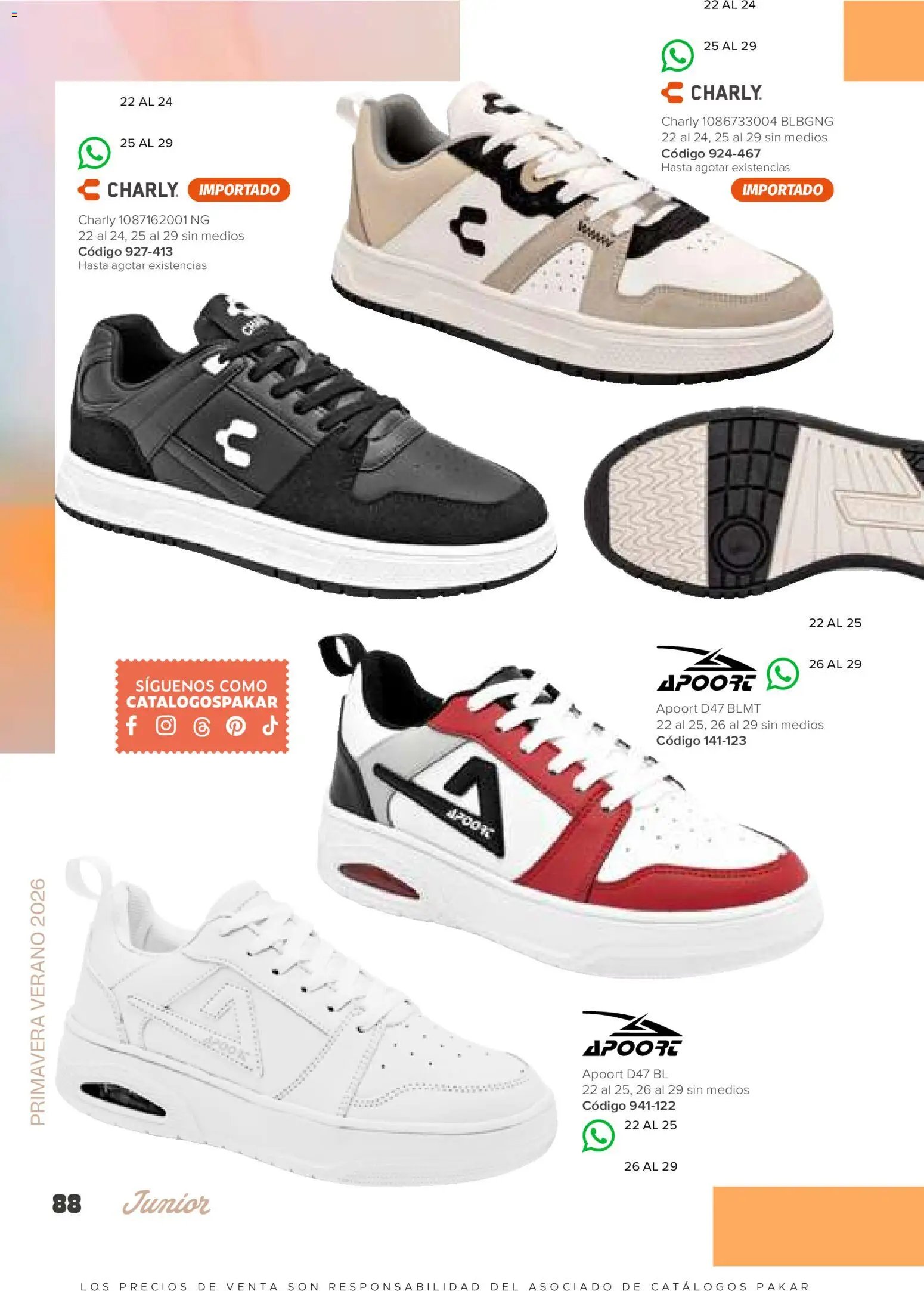 SC Pakar oferta desde 30/01/2026 Catálogo Junior