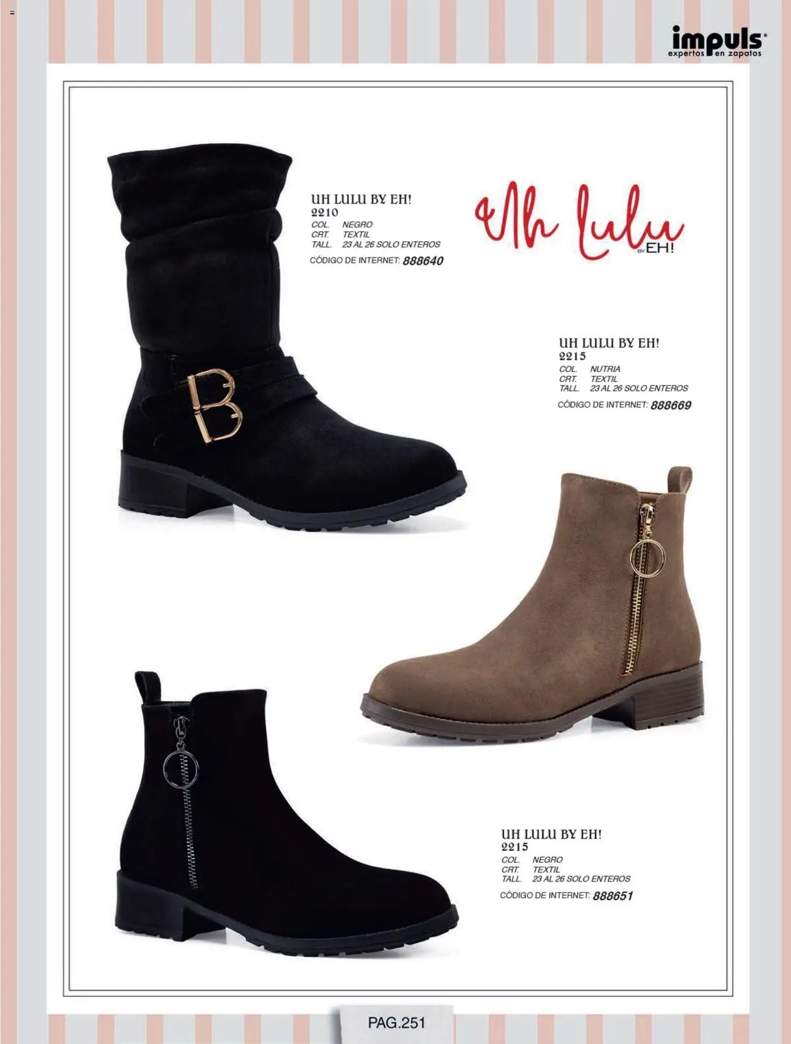 Impuls oferta desde 01/07/2026 Impuls catálogo Otoño Invierno
