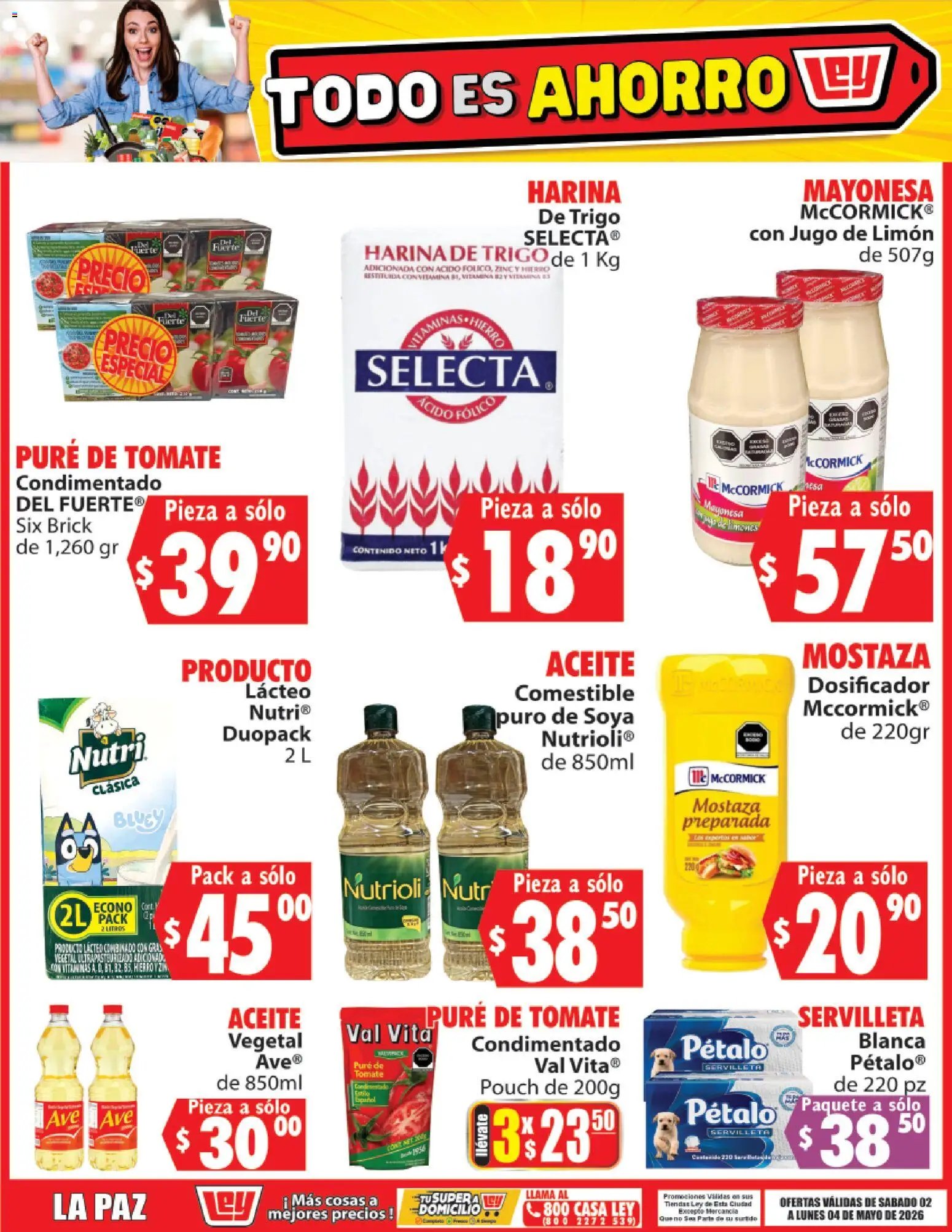 Casa Ley oferta desde 02/05/2026 Casa Ley folleto Todo es ahorro (2026-05-02 - 2026-05-04)