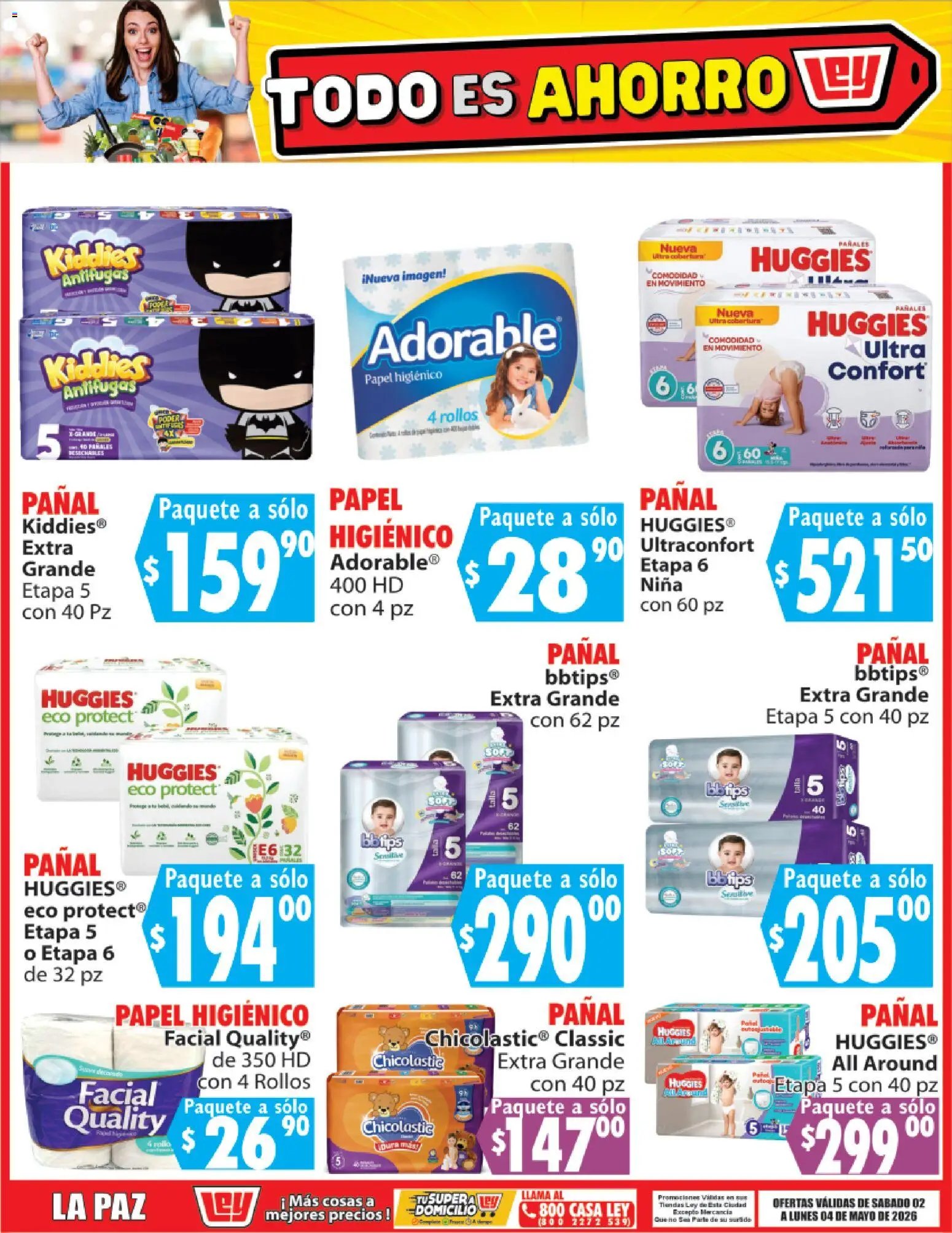 Casa Ley oferta desde 02/05/2026 Casa Ley folleto Todo es ahorro (2026-05-02 - 2026-05-04)