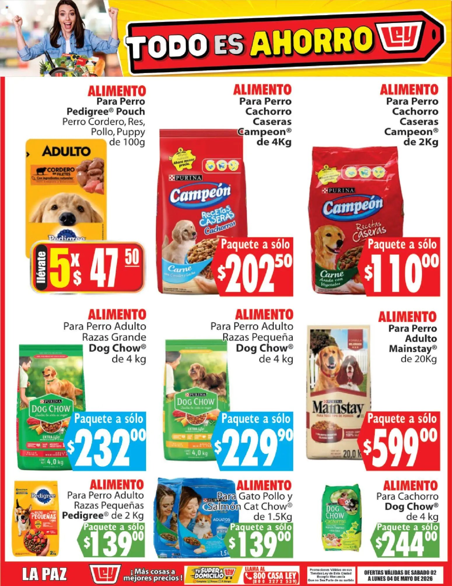 Casa Ley oferta desde 02/05/2026 Casa Ley folleto Todo es ahorro (2026-05-02 - 2026-05-04)