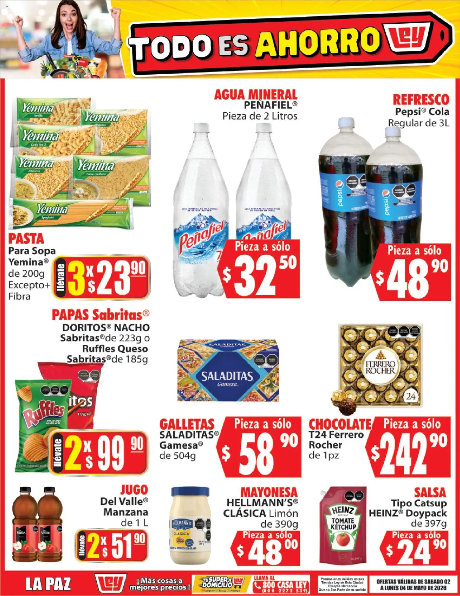 Casa Ley oferta desde 02/05/2026 Casa Ley folleto Todo es ahorro (2026-05-02 - 2026-05-04)