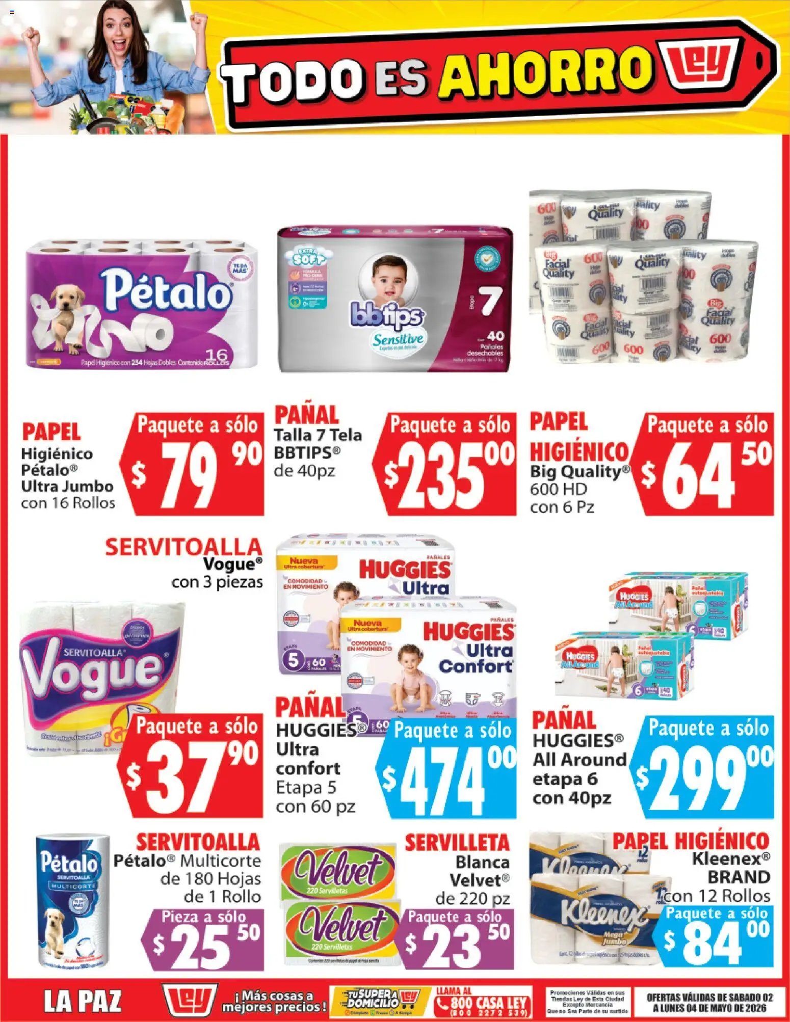 Casa Ley oferta desde 02/05/2026 Casa Ley folleto Todo es ahorro (2026-05-02 - 2026-05-04)
