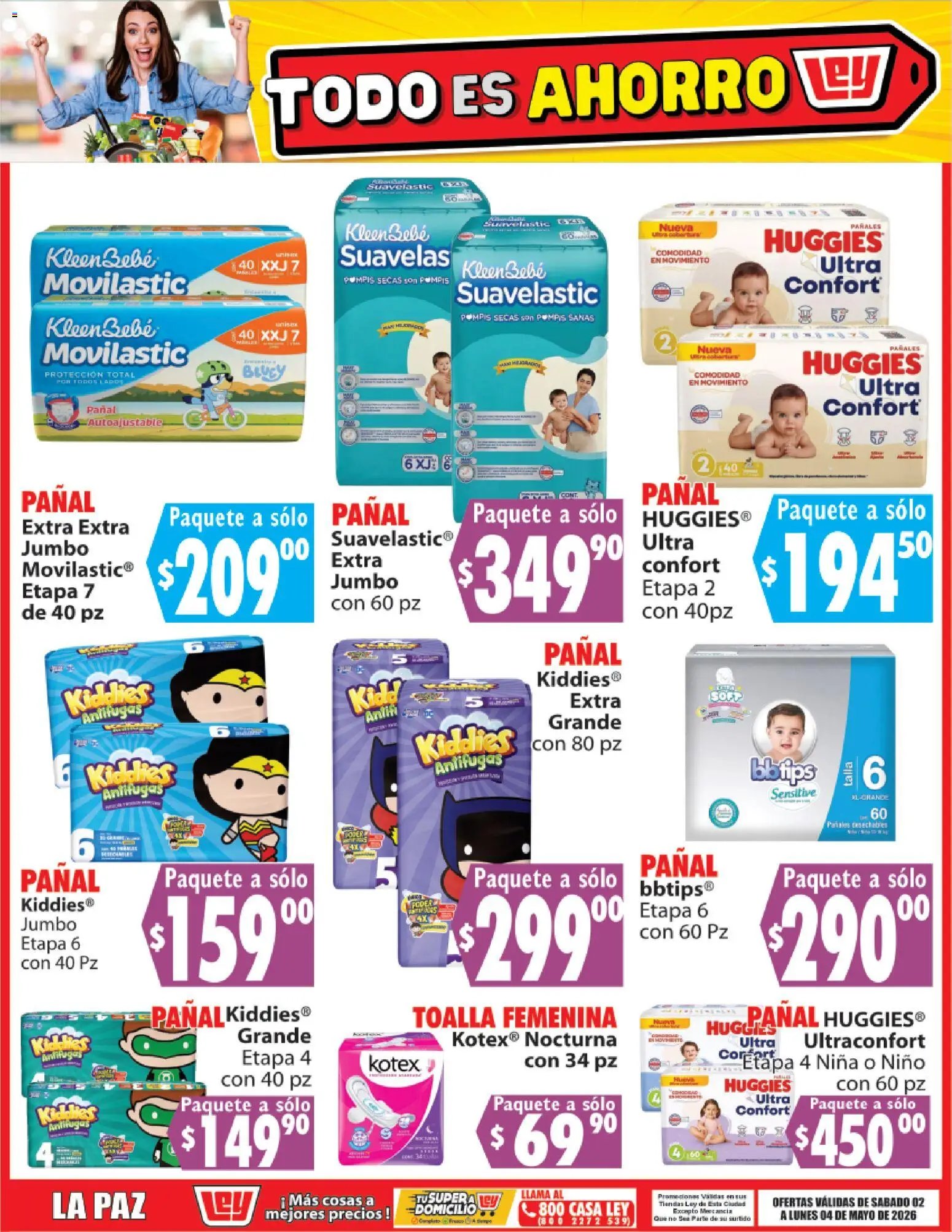 Casa Ley oferta desde 02/05/2026 Casa Ley folleto Todo es ahorro (2026-05-02 - 2026-05-04)