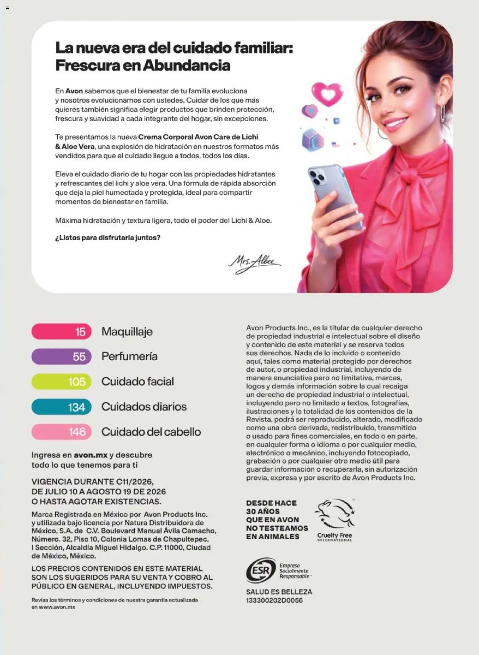 AVON oferta desde 10/07/2026 AVON campaña 11 2026
