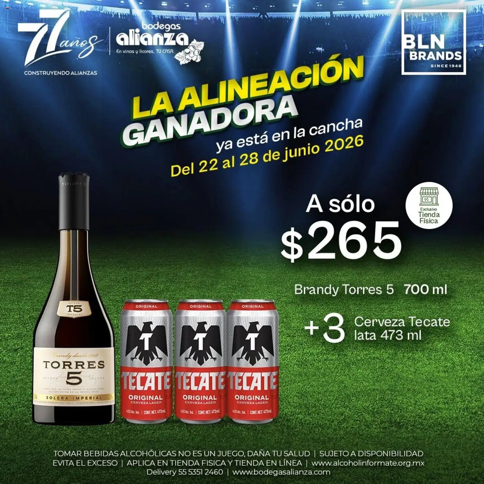 Bodegas Alianza oferta desde 22/06/2026 Bodegas Alianza catálogo La alineación ganadora