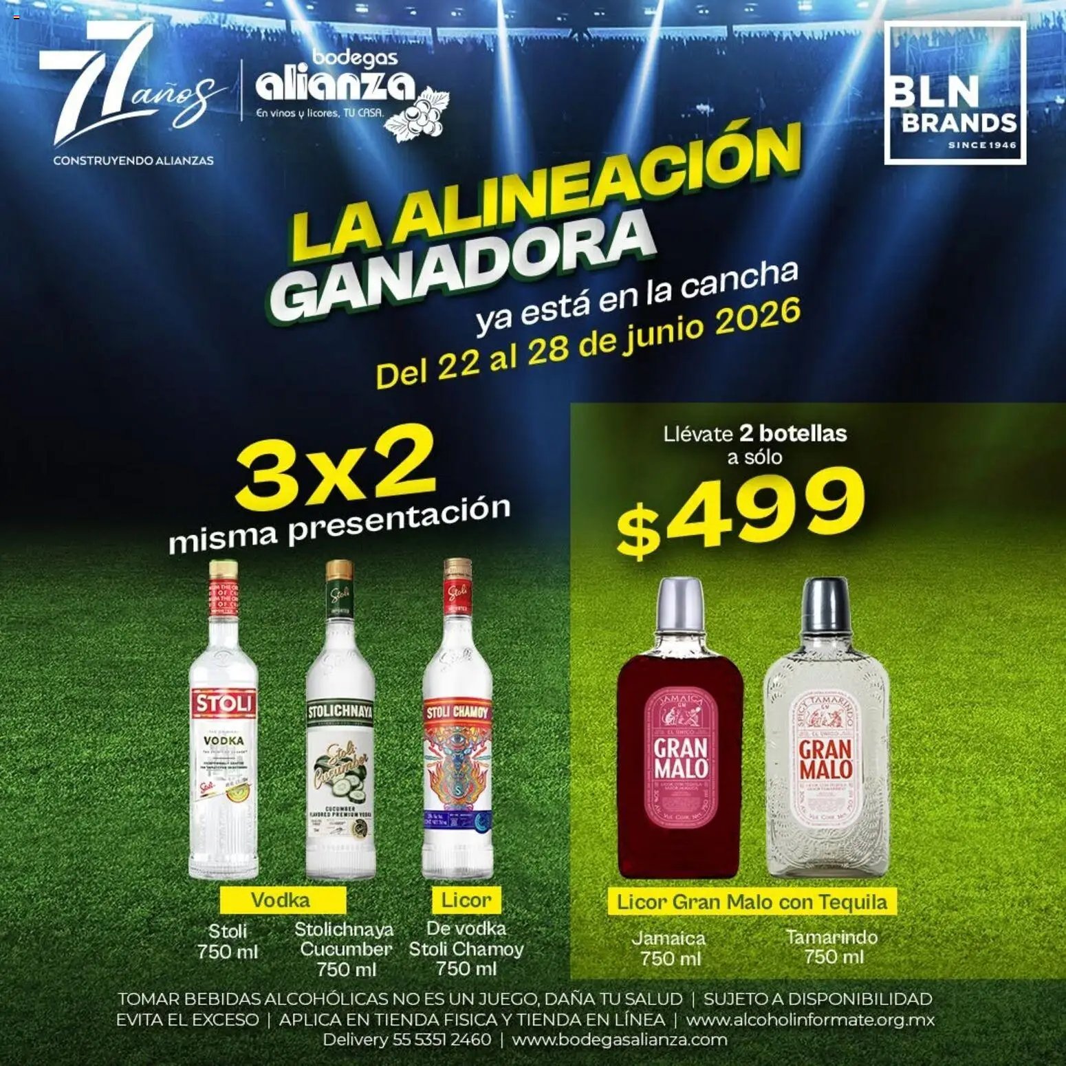 Bodegas Alianza oferta desde 22/06/2026 Bodegas Alianza catálogo La alineación ganadora