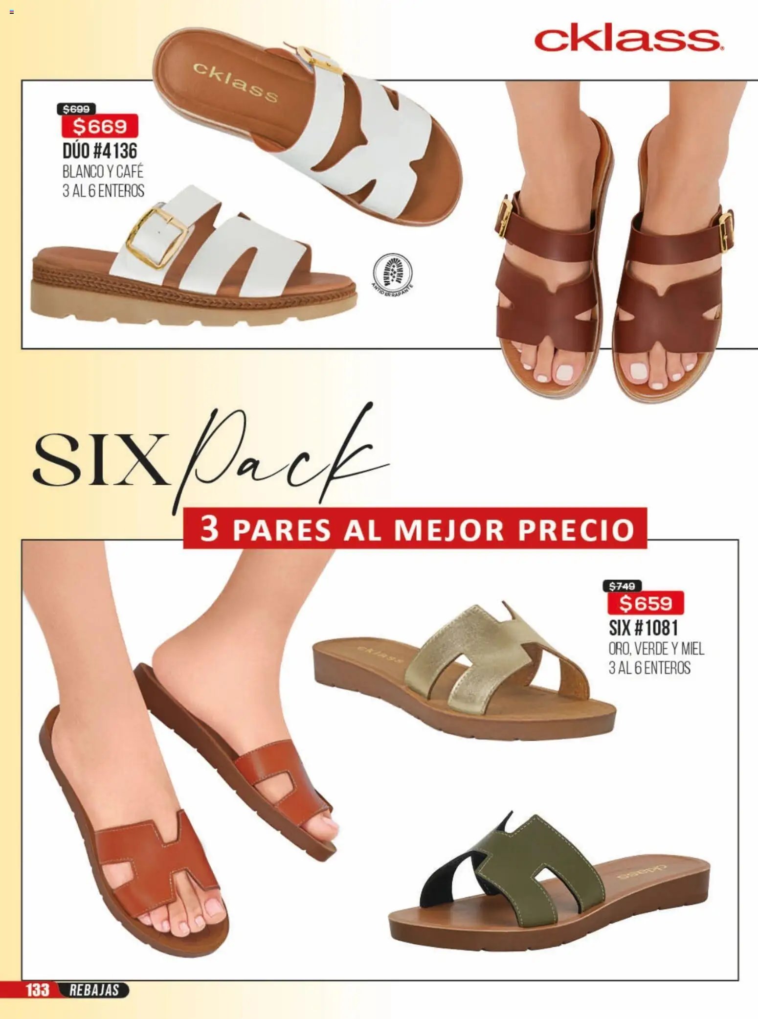 Cklass oferta desde 23/06/2026 Cklass catálogo Rebajas sobre rebajas calzado