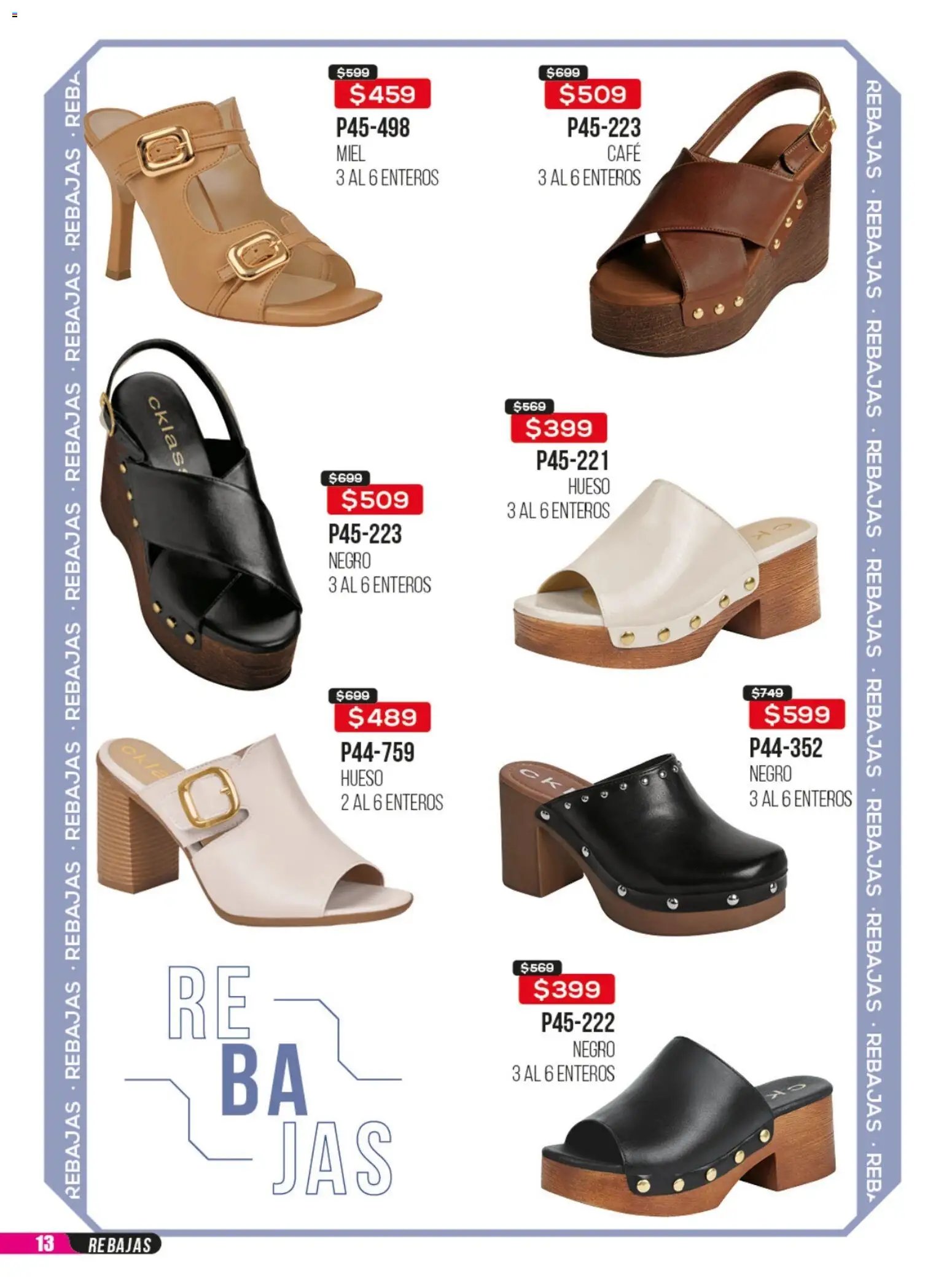 Cklass oferta desde 23/06/2026 Cklass catálogo Rebajas sobre rebajas calzado