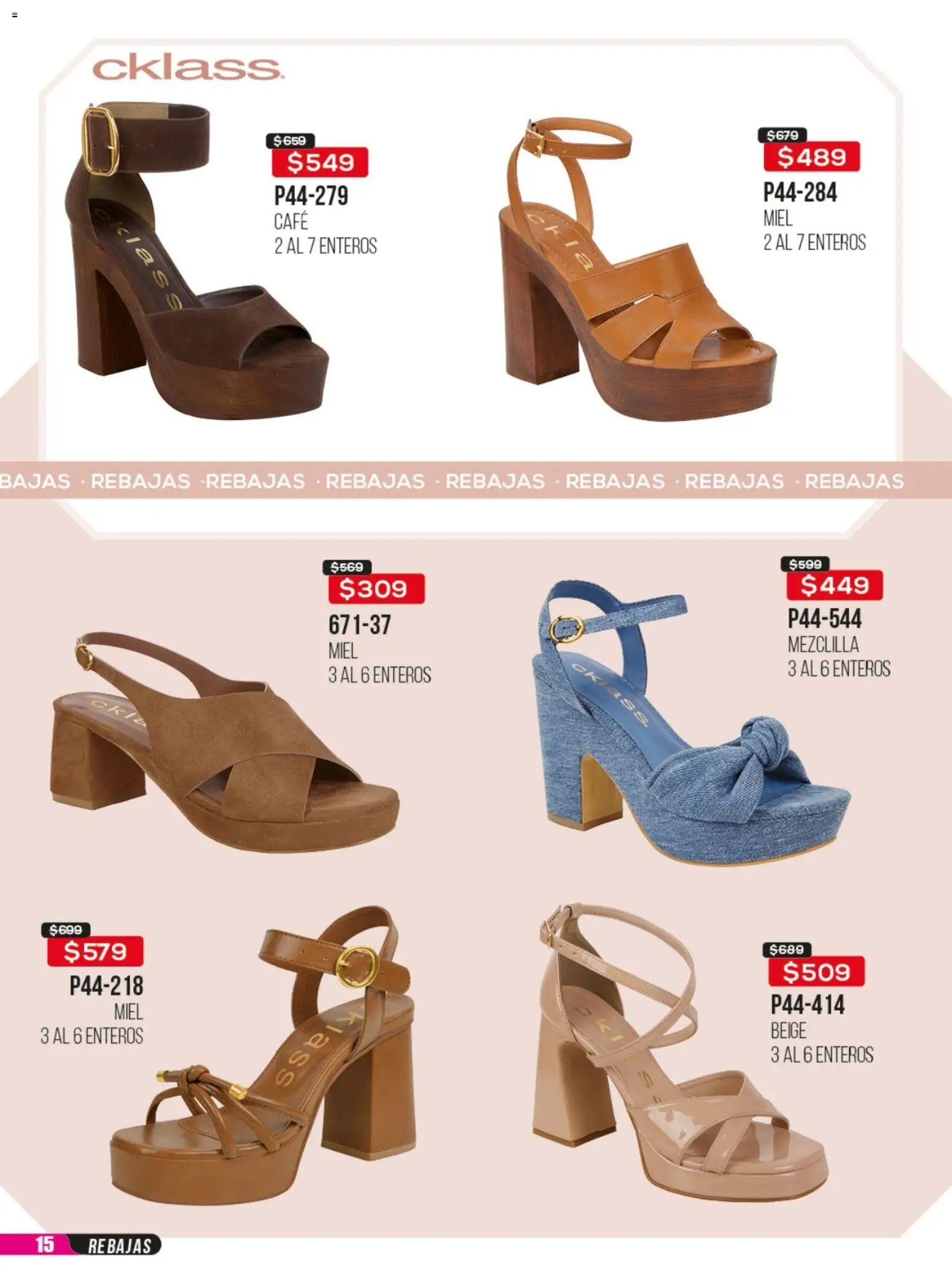 Cklass oferta desde 23/06/2026 Cklass catálogo Rebajas sobre rebajas calzado