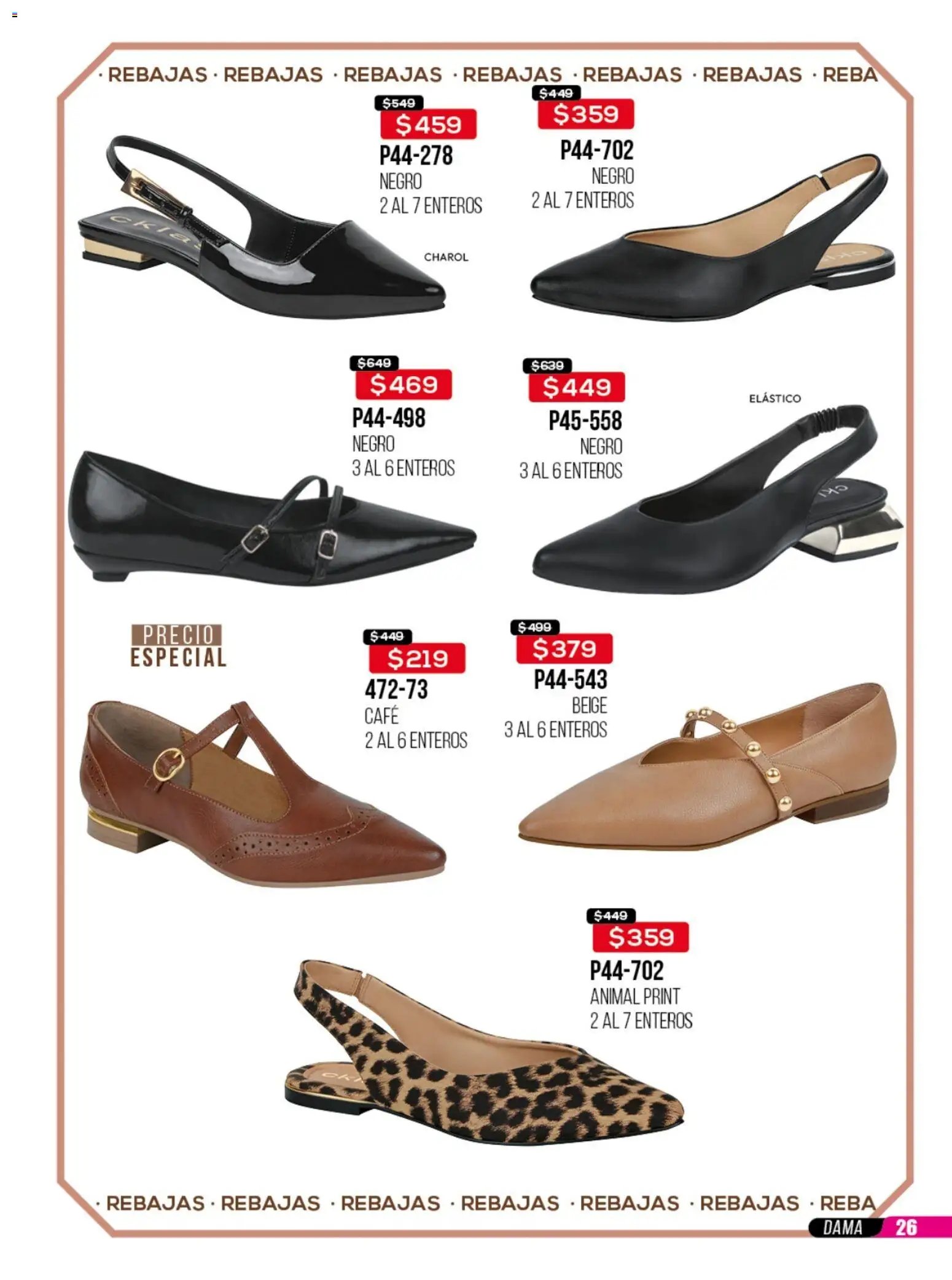Cklass oferta desde 23/06/2026 Cklass catálogo Rebajas sobre rebajas calzado