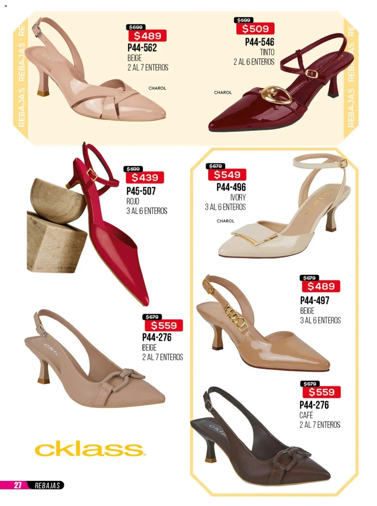 Cklass oferta desde 23/06/2026 Cklass catálogo Rebajas sobre rebajas calzado
