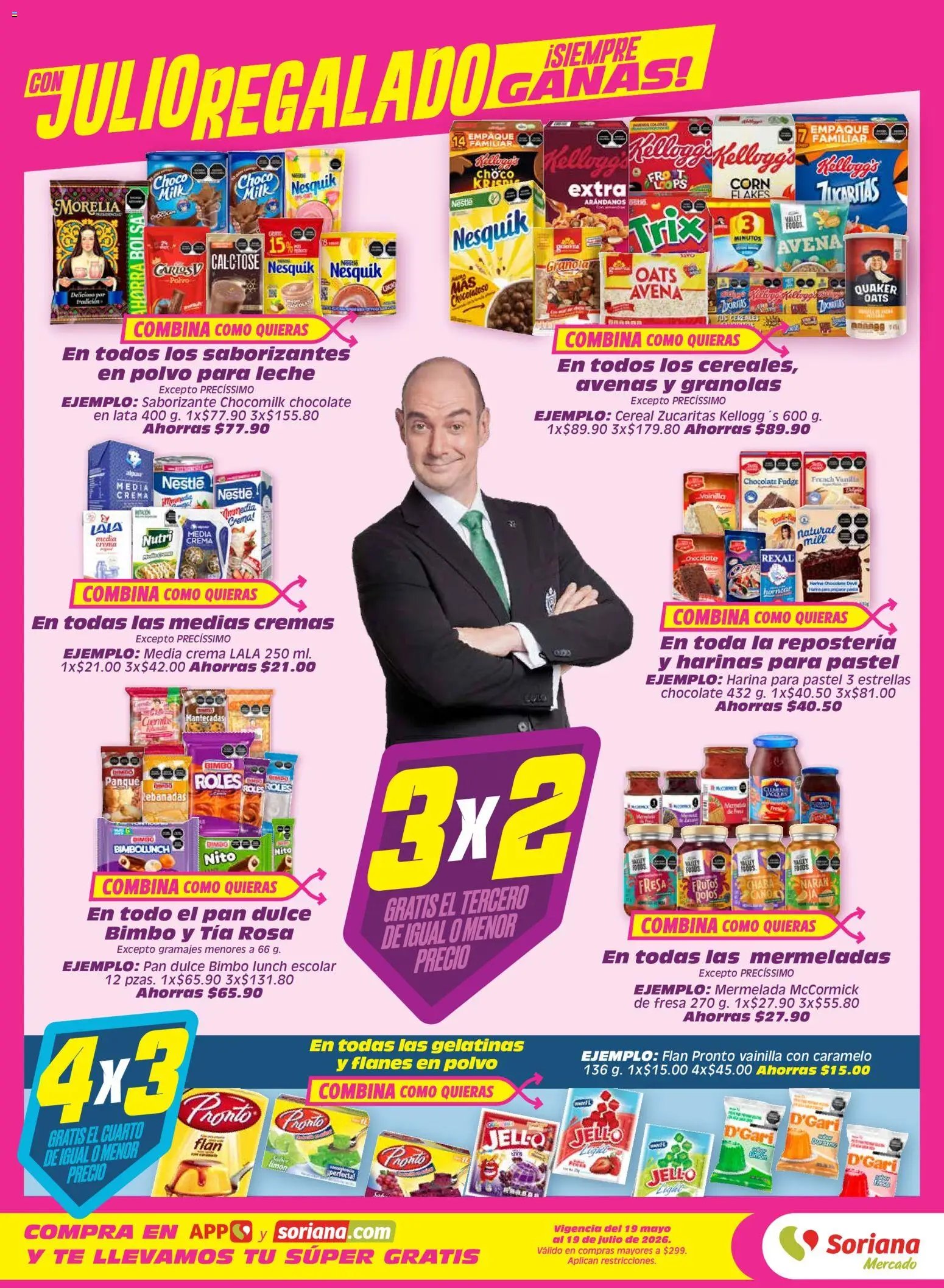 Soriana oferta desde 12/06/2026 Soriana Julio Regalado Mercado Nacional