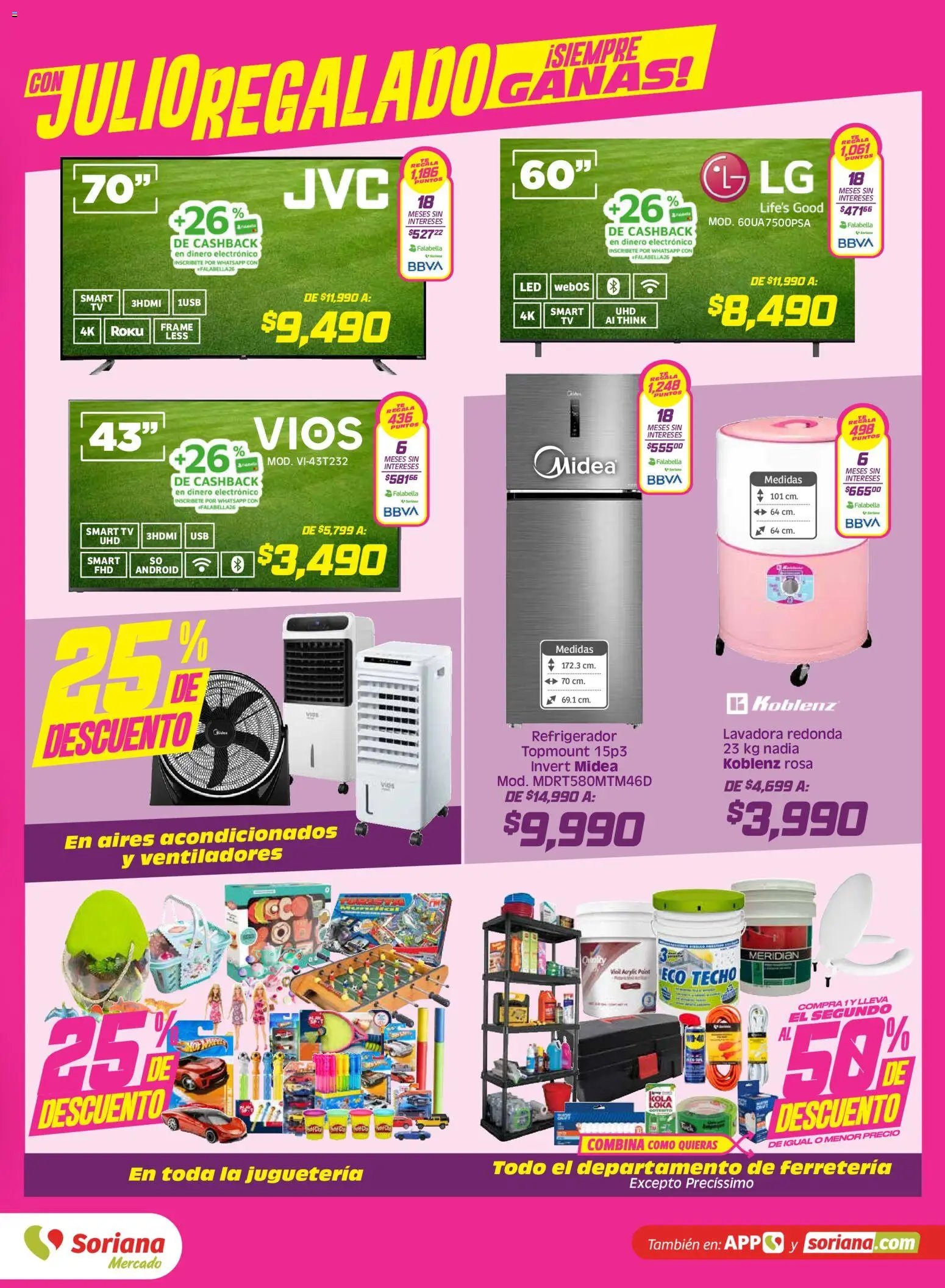 Soriana oferta desde 12/06/2026 Soriana Julio Regalado Mercado Nacional