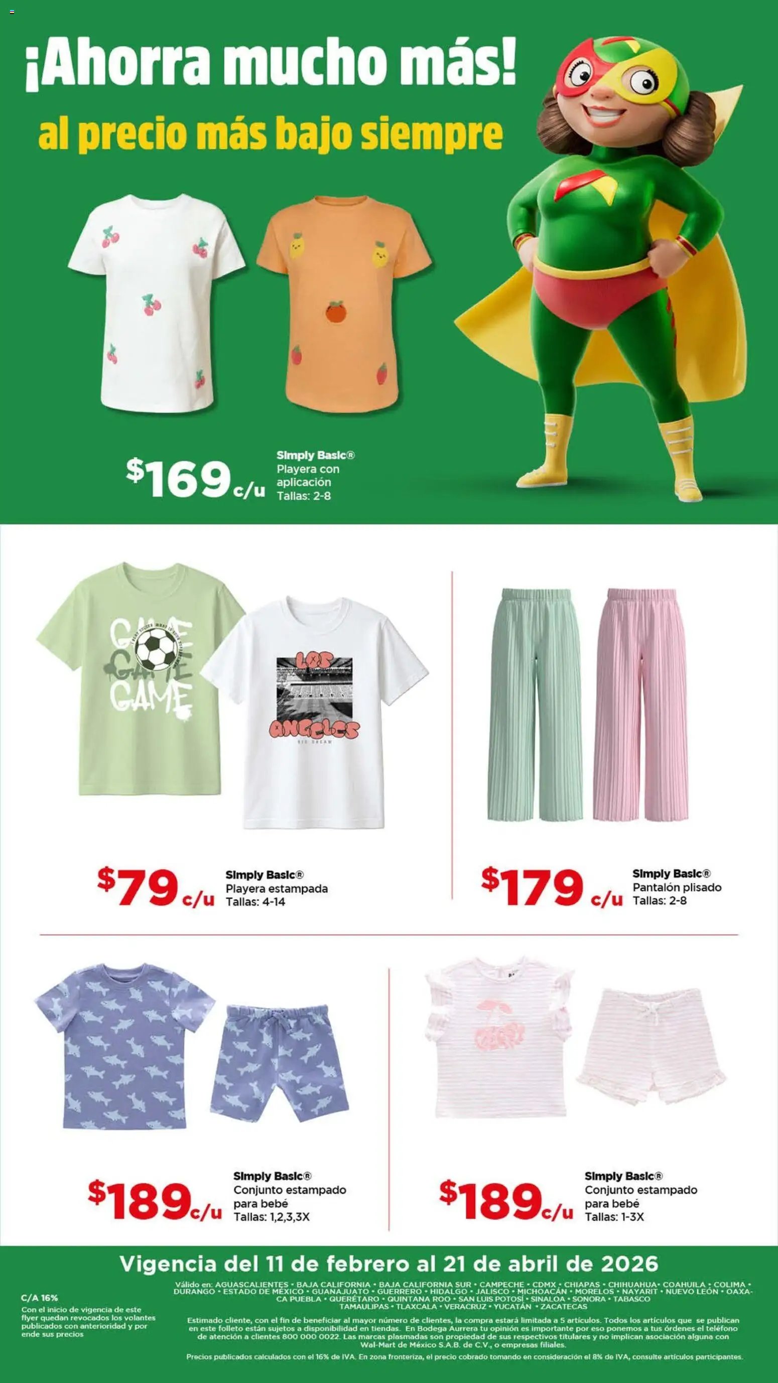 Bodega Aurrerá oferta desde 11/02/2026 Folleto Ahorra mucho más (2026-02-11 - 2026-04-21)