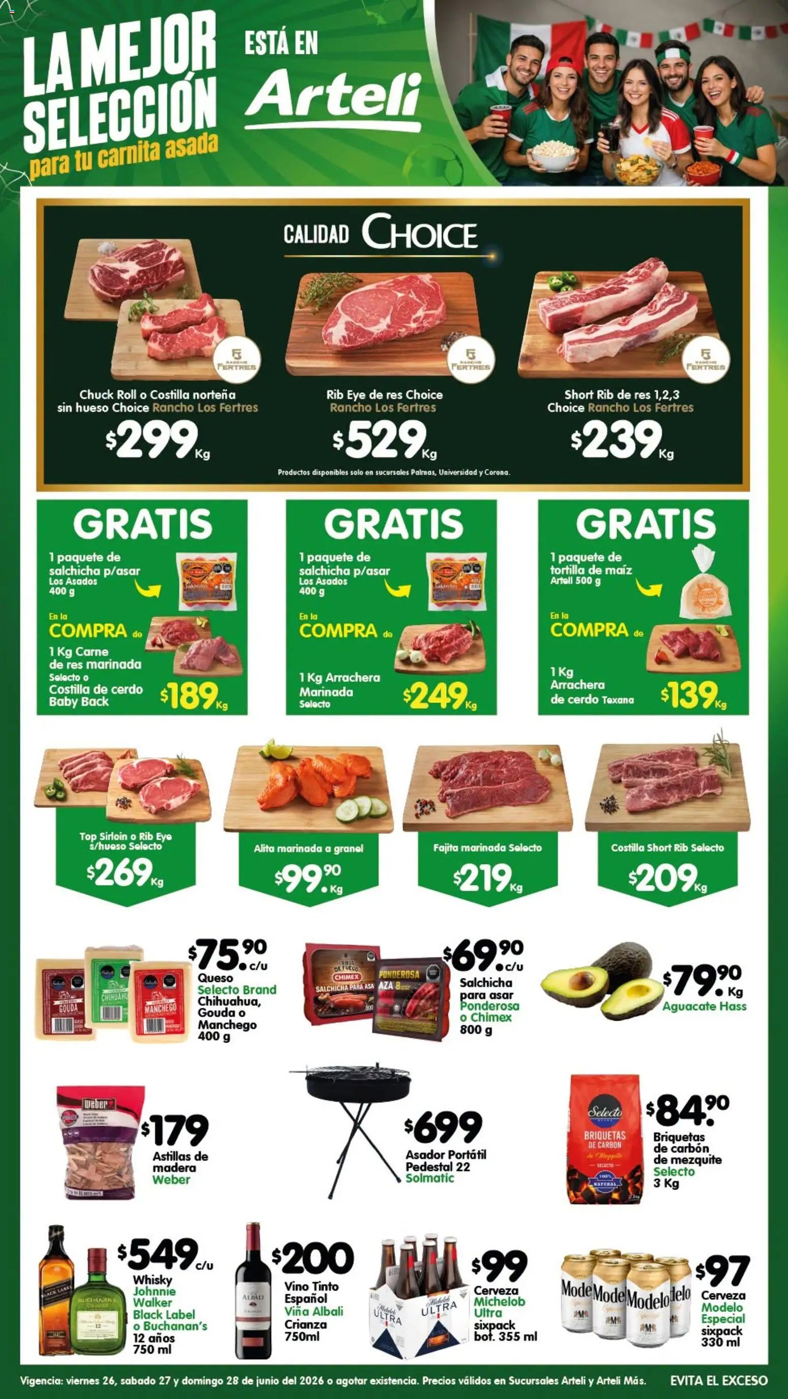 Arteli oferta desde 26/06/2026 Arteli folleto Carnes & Cortes