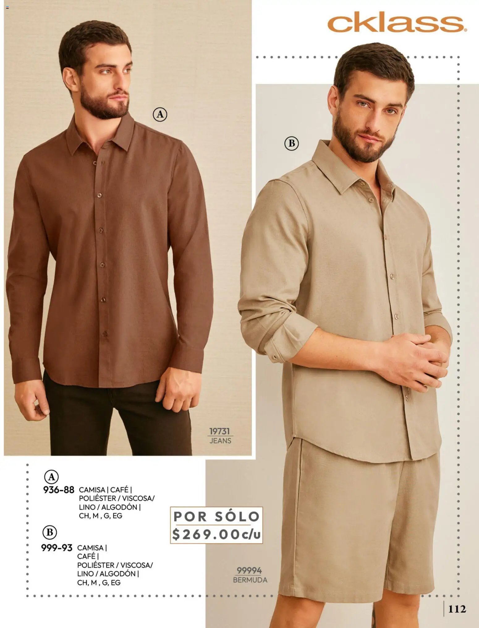 Cklass oferta desde 08/07/2026 Cklass catálogo Ropa caballero