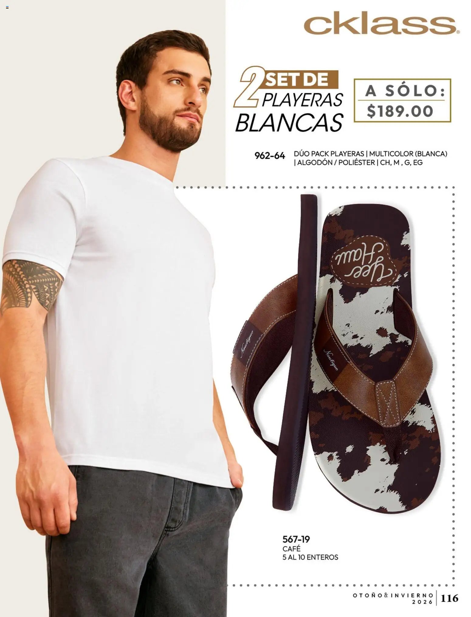 Cklass oferta desde 08/07/2026 Cklass catálogo Ropa caballero