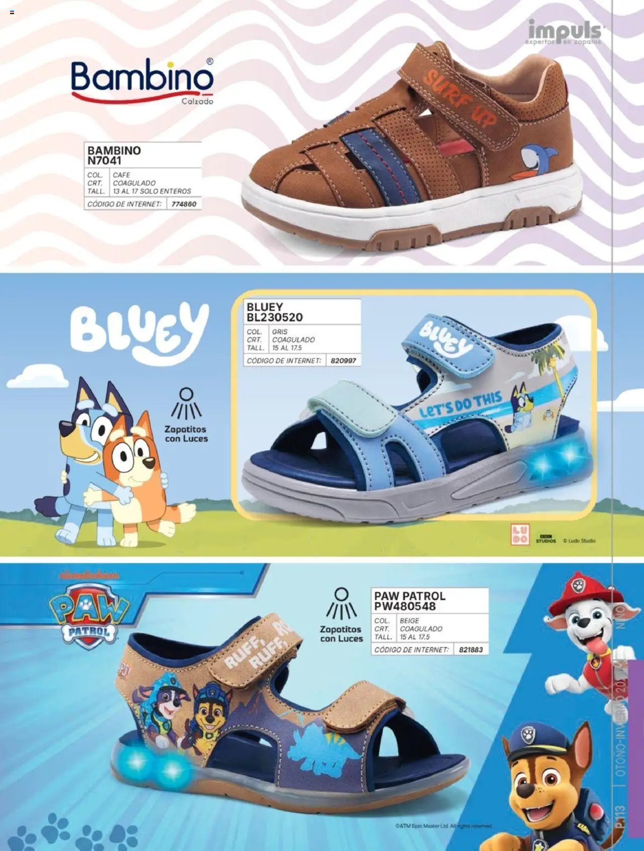 Impuls oferta desde 07/07/2025 Catálogo Niño Otoño-Invierno 2025