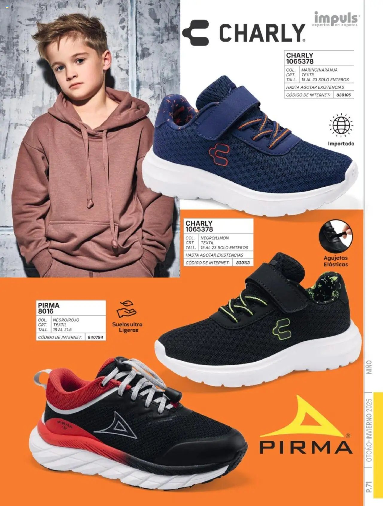 Impuls oferta desde 07/07/2025 Catálogo Niño Otoño-Invierno 2025