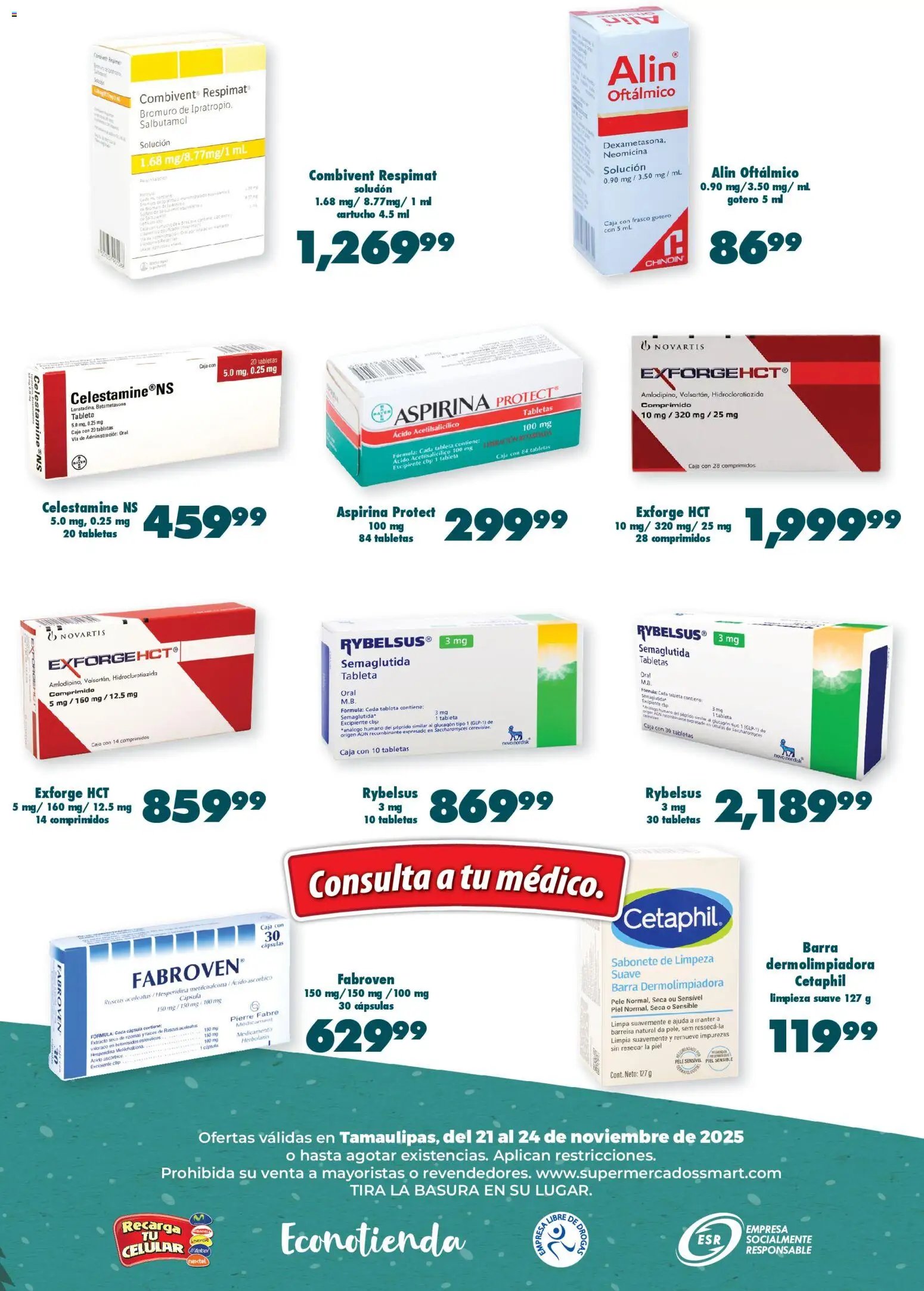 S-Mart oferta desde 21/11/2025 Folleto Ofertas de Feria Matamoros (2025-11-21 - 2025-11-24)