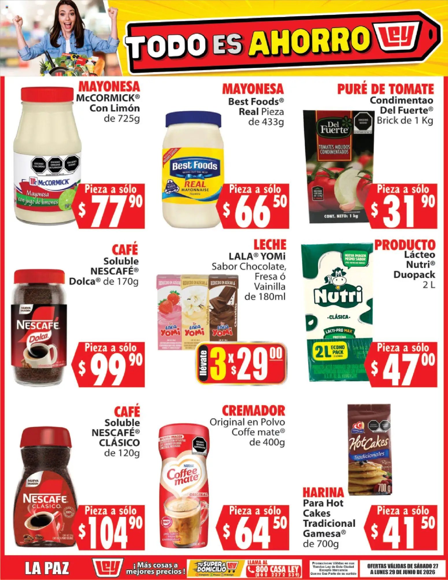 Casa Ley oferta desde 27/06/2026 Casa Ley folleto Todo es ahorro
