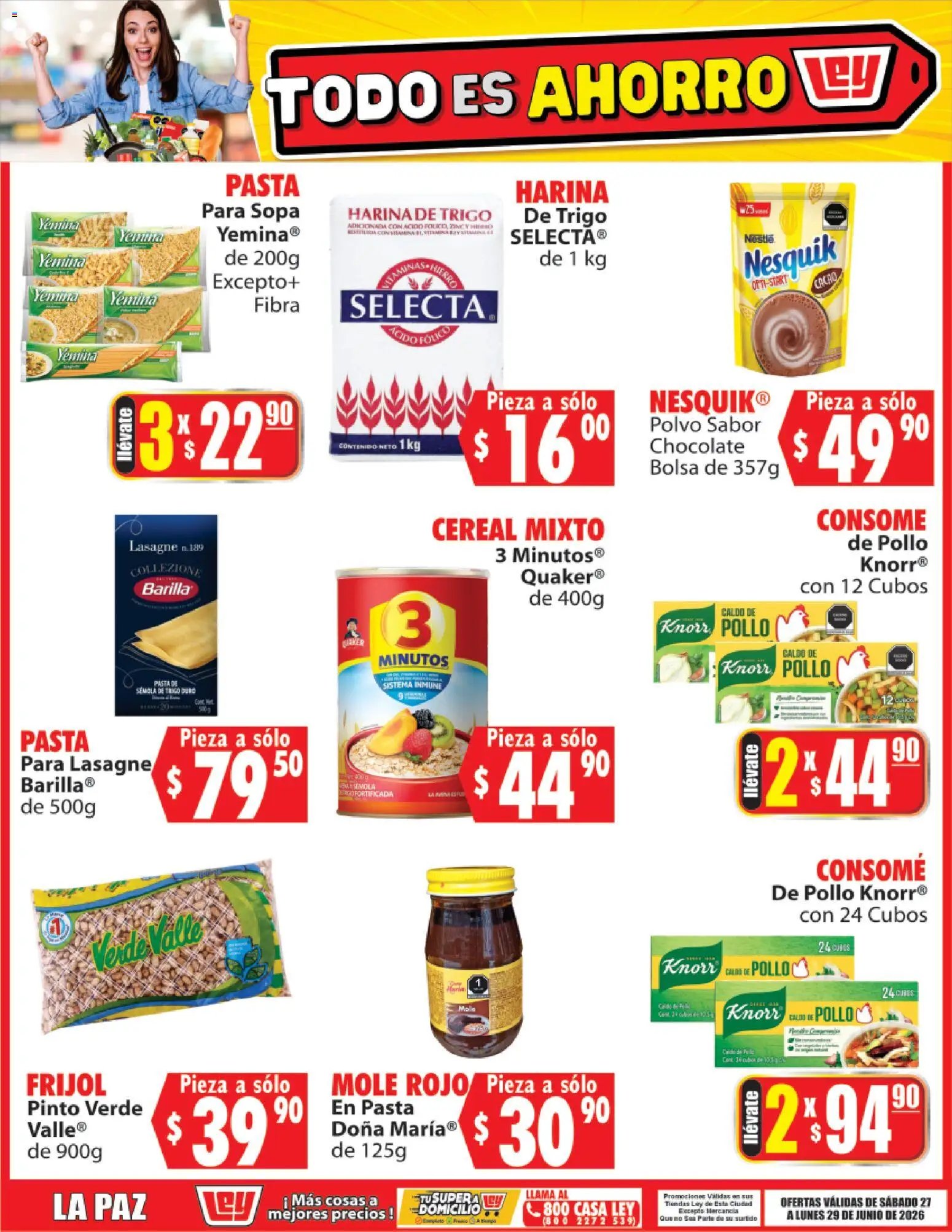 Casa Ley oferta desde 27/06/2026 Casa Ley folleto Todo es ahorro