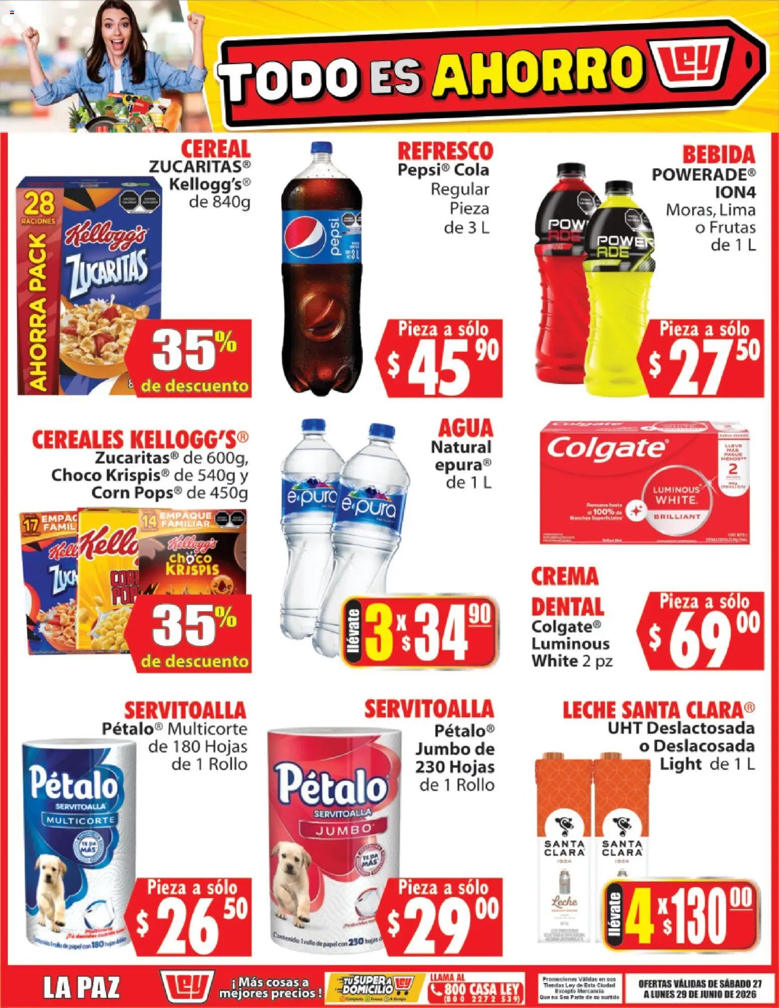 Casa Ley oferta desde 27/06/2026 Casa Ley folleto Todo es ahorro