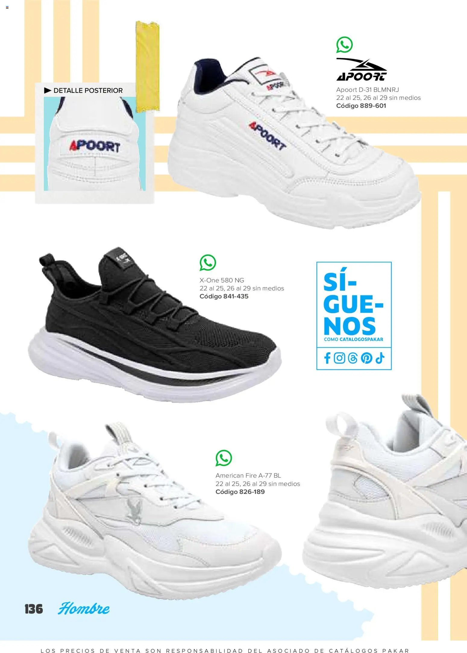 SC Pakar oferta desde 30/01/2026 Catálogo Hombre