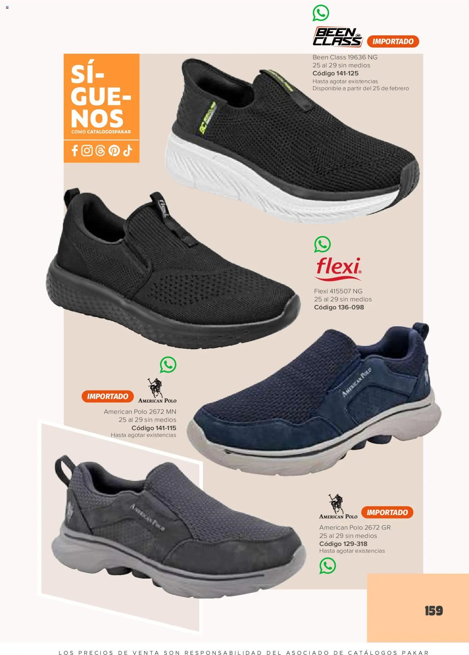 SC Pakar oferta desde 30/01/2026 Catálogo Hombre